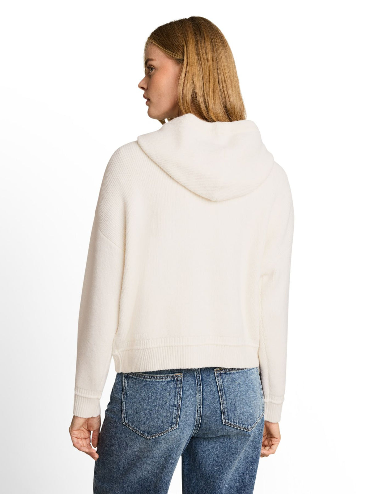 Oversize Cardigan mit Kapuze