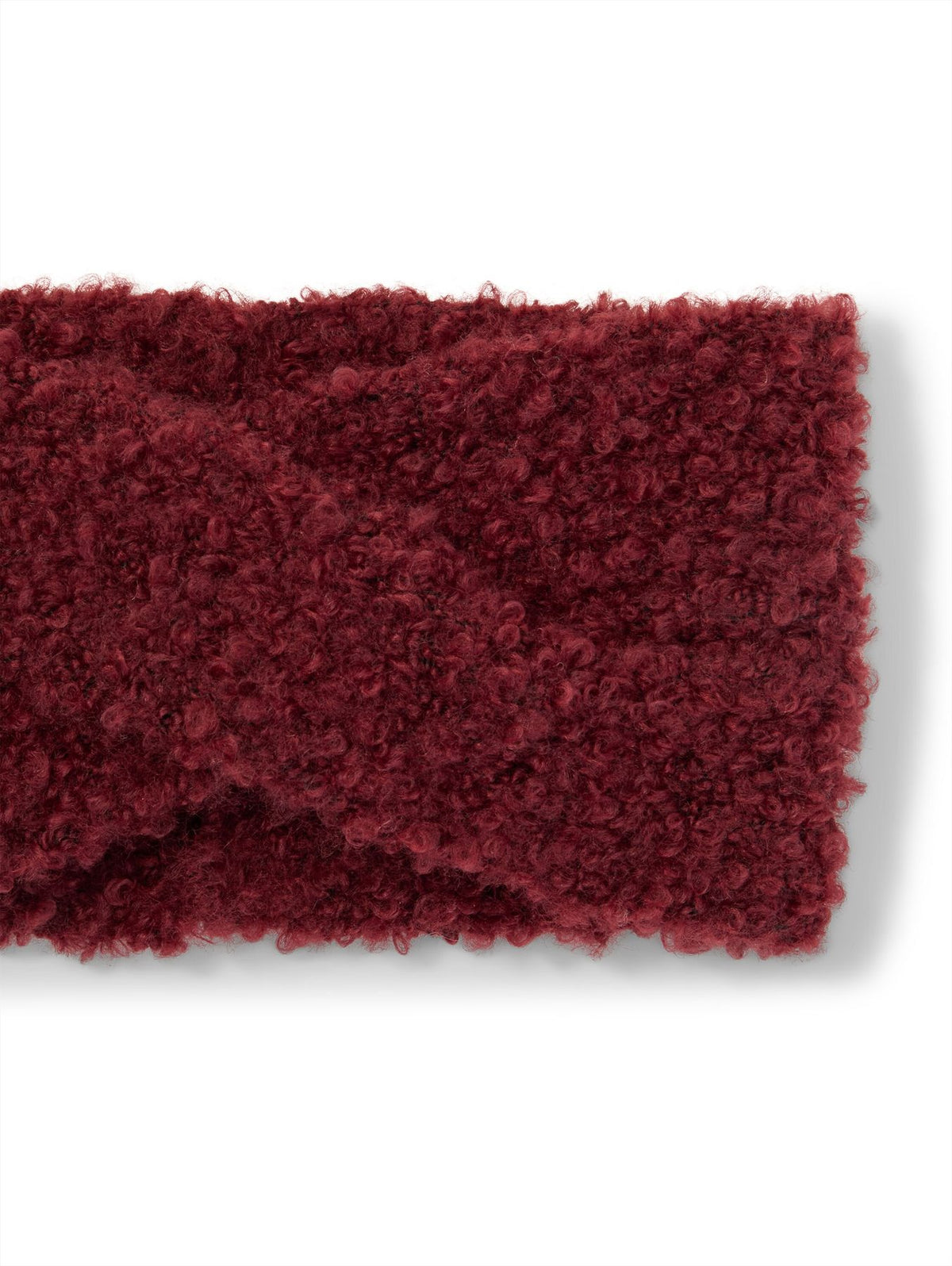 Bouclé Stirnband mit Twist-Detail