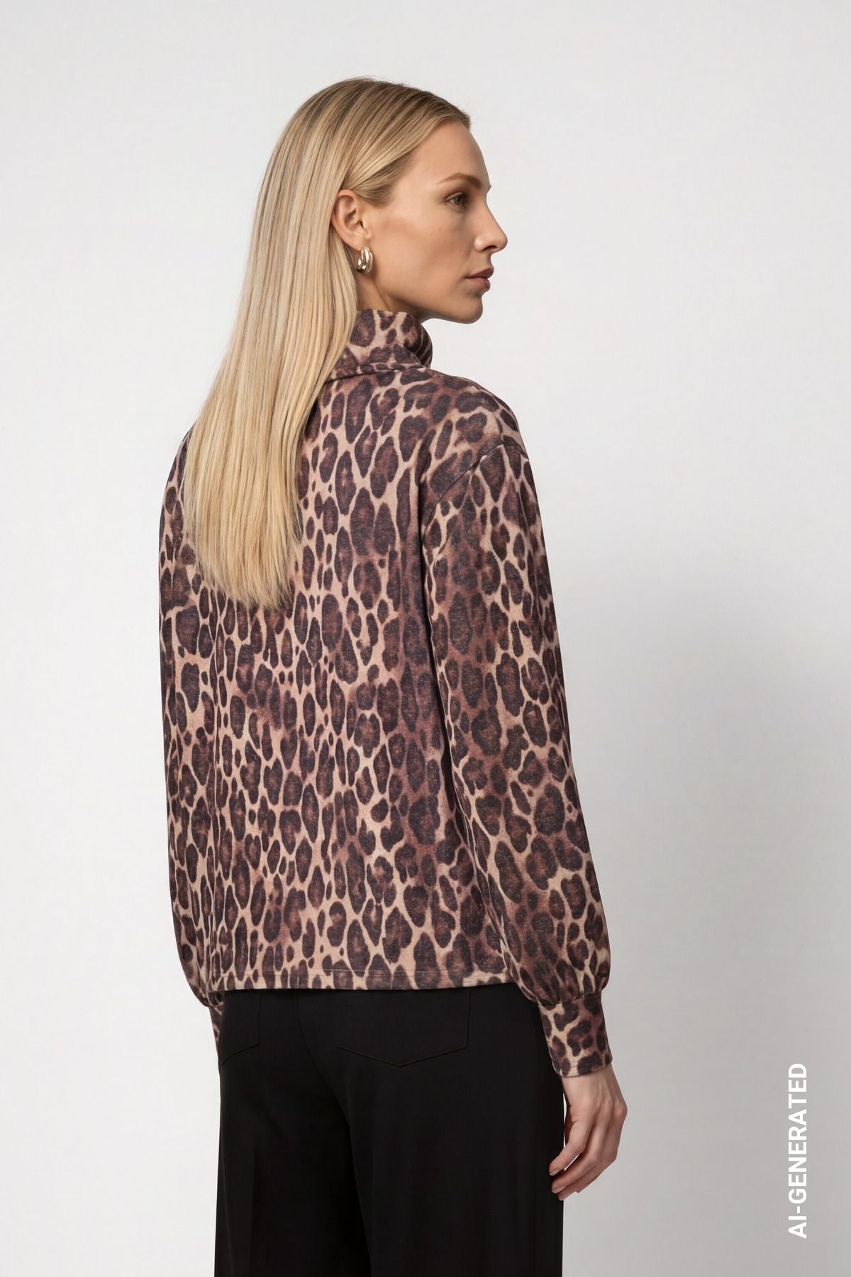 Sweatshirt mit Leomuster