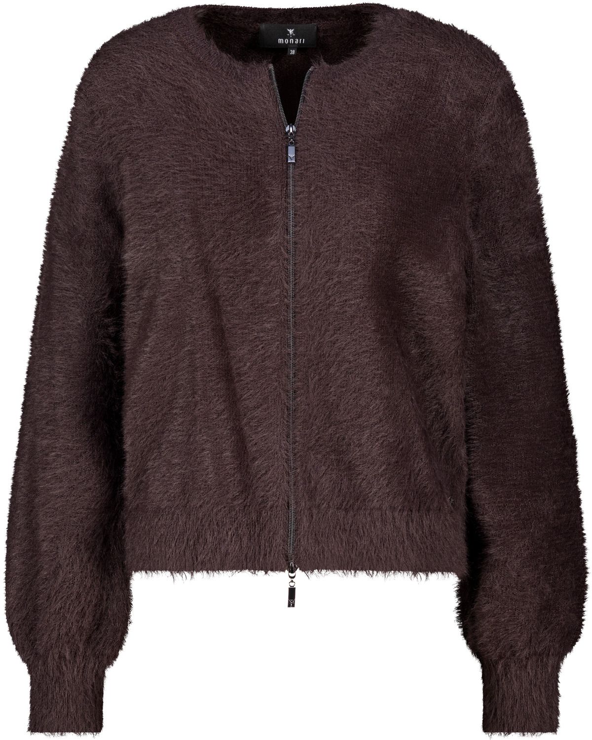 Strickjacke mit flauschiger Haptik