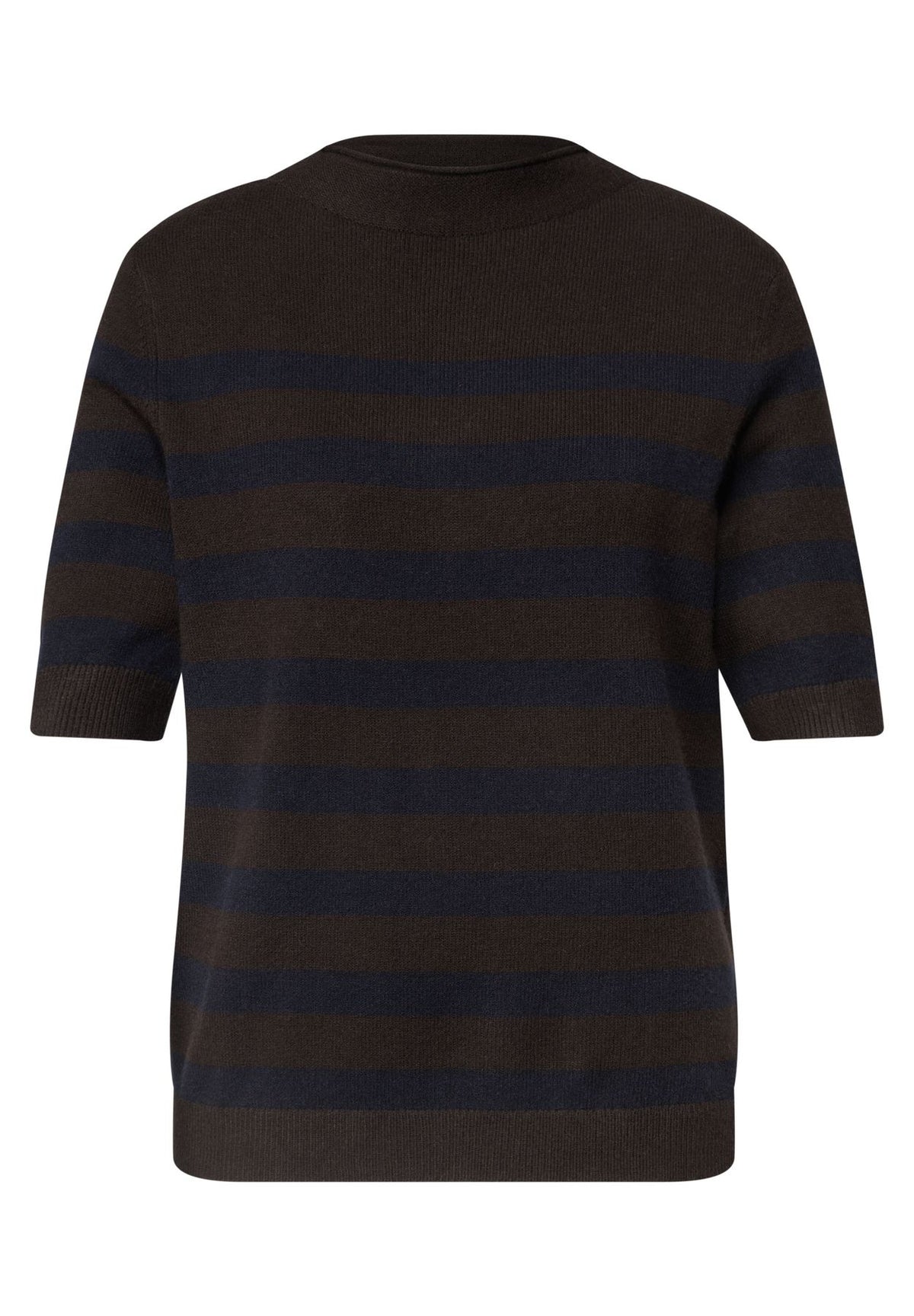Kurzarm Pullover mit Turtle Neck
