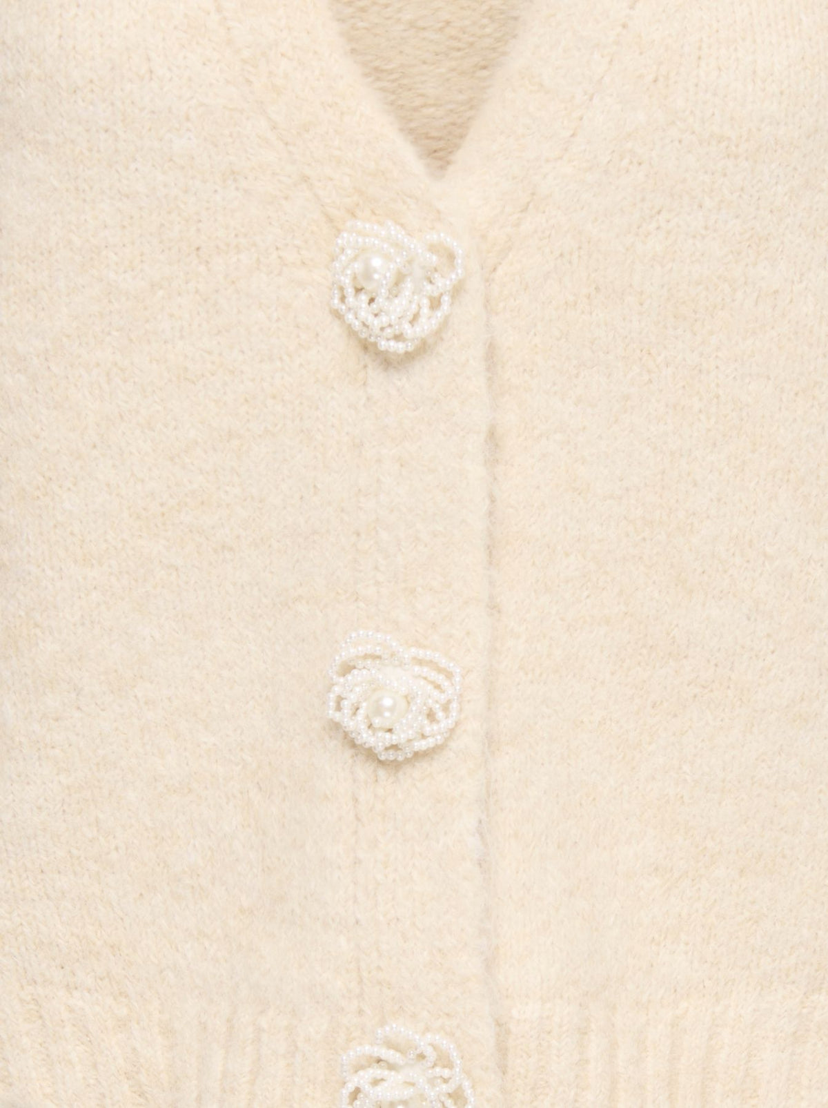 ONLZAGGIE LS BUTTON V-NECK CARDI KNT