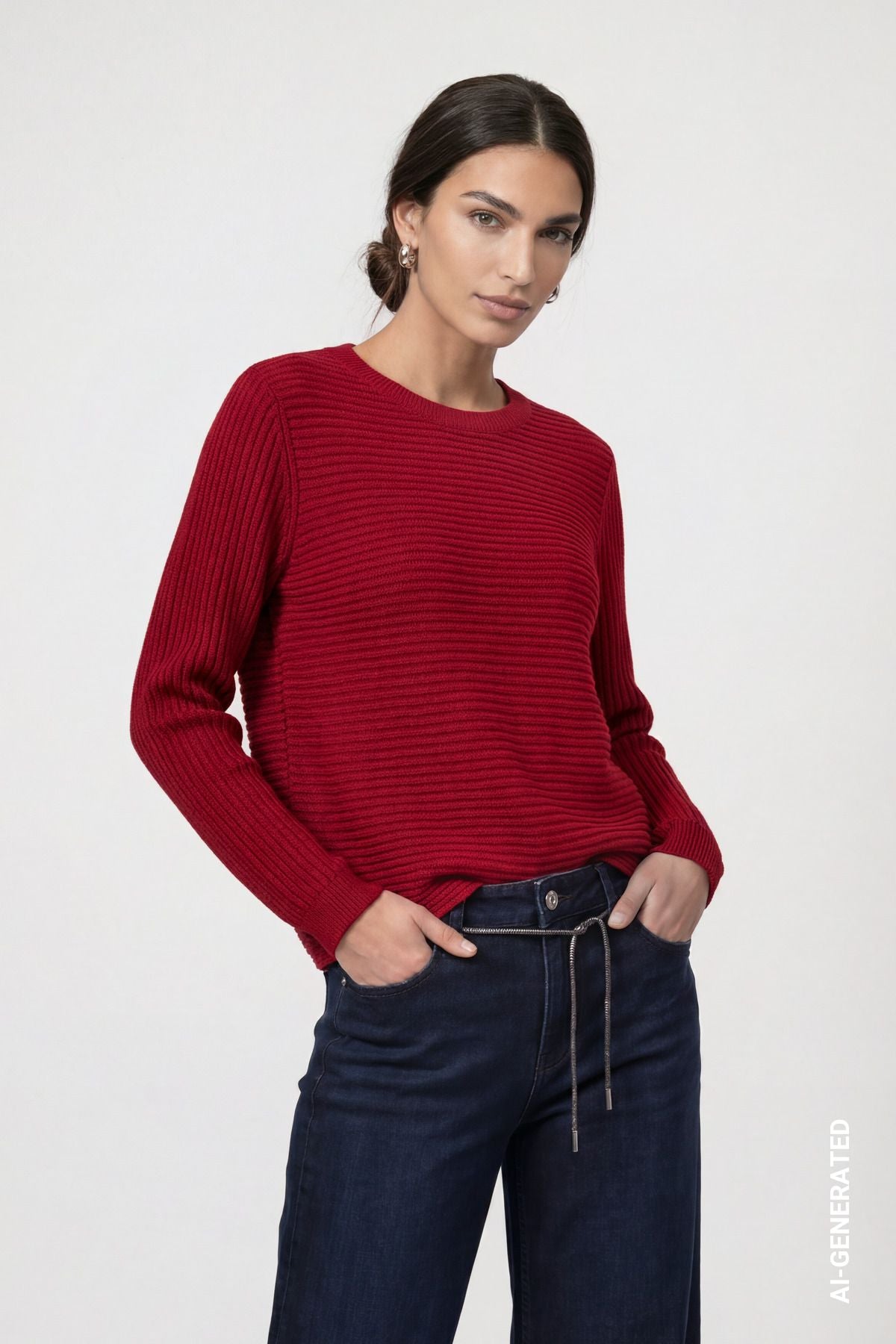 Basic Strickpullover