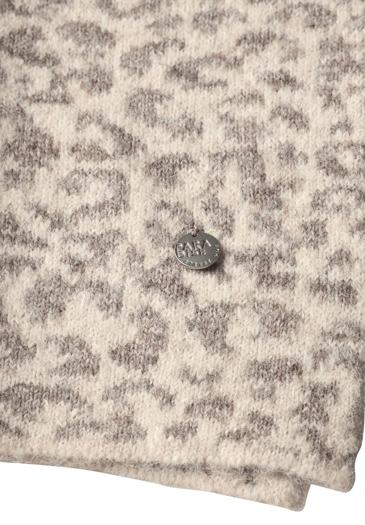 Jacquard Schal mit Leo-Muster