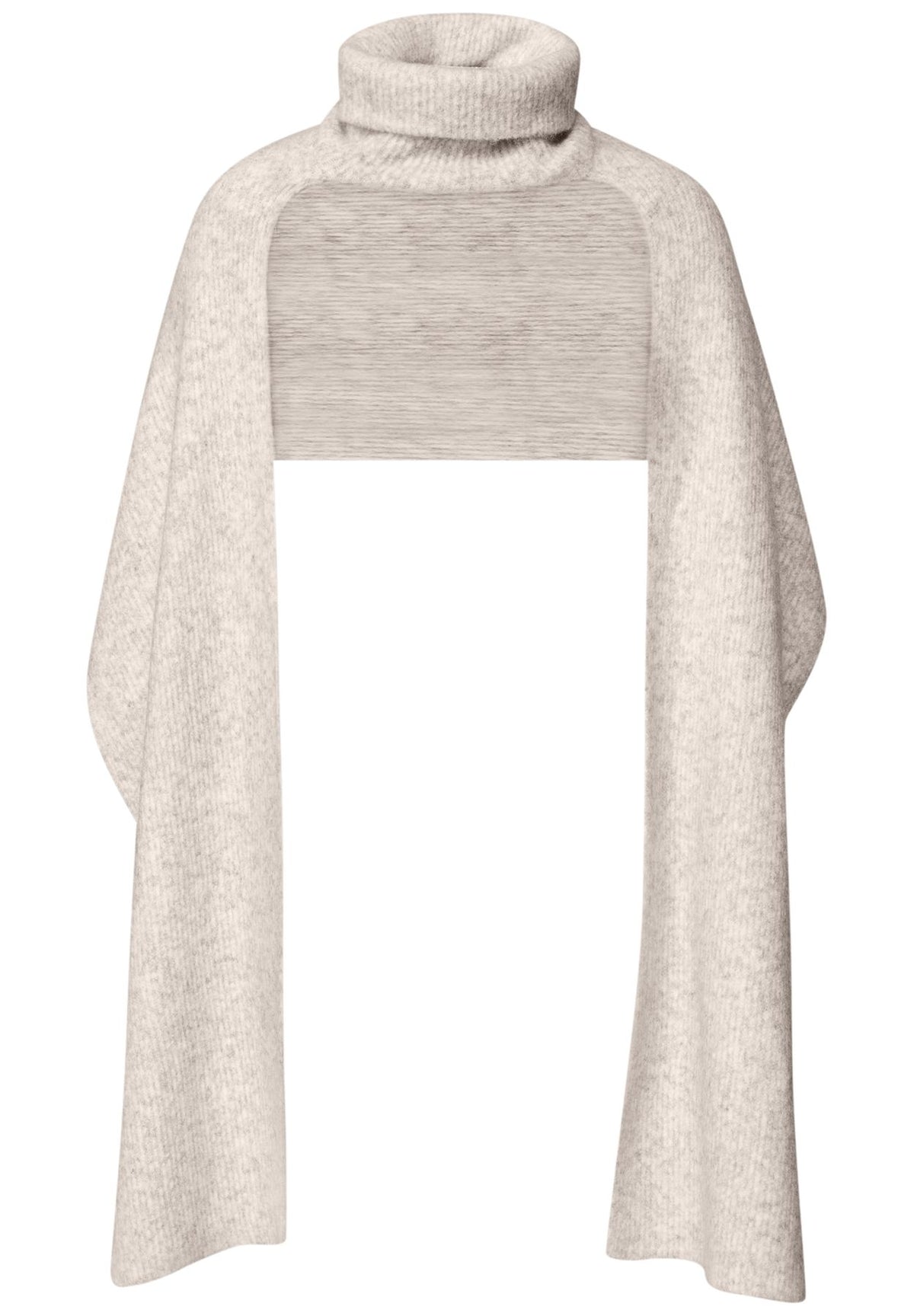 Langer Schal mit Turtle Neck
