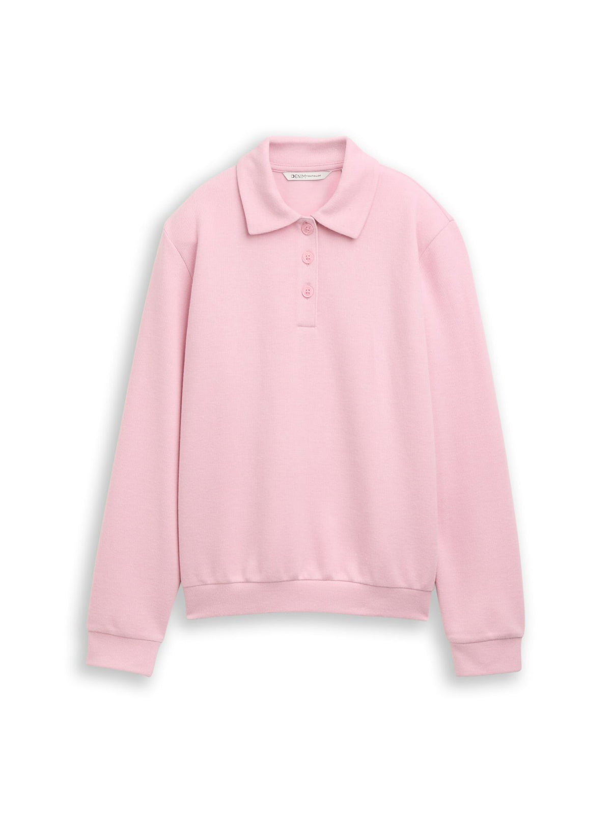 Cosy Sweatshirt mit Polokragen