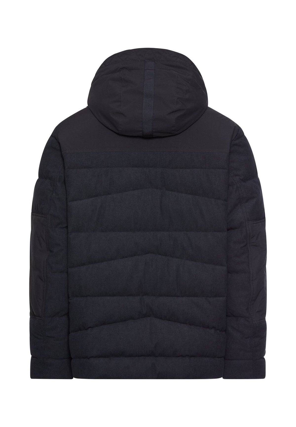 Cordjacke mit abnehmbarer Kapuze