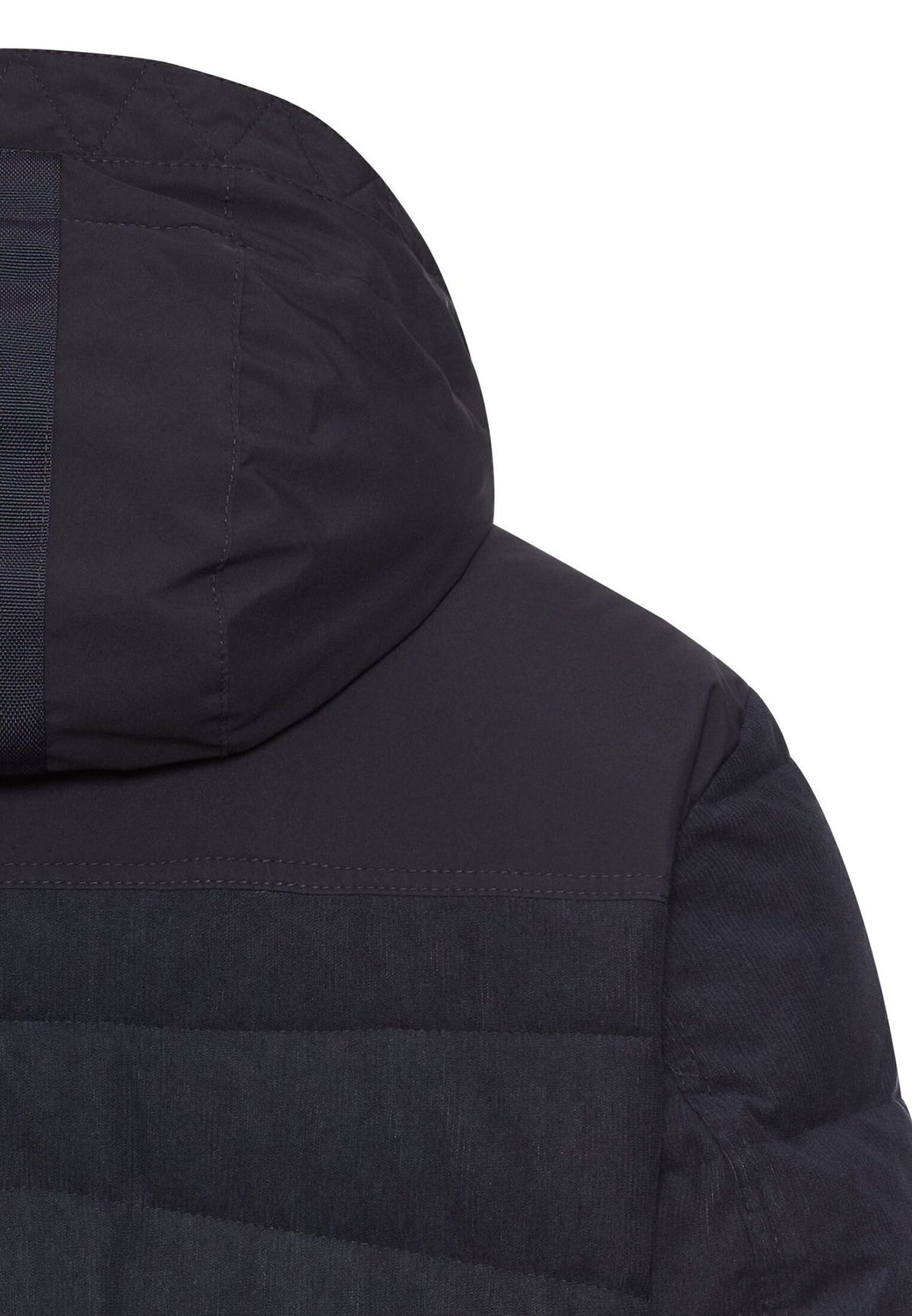 Cordjacke mit abnehmbarer Kapuze