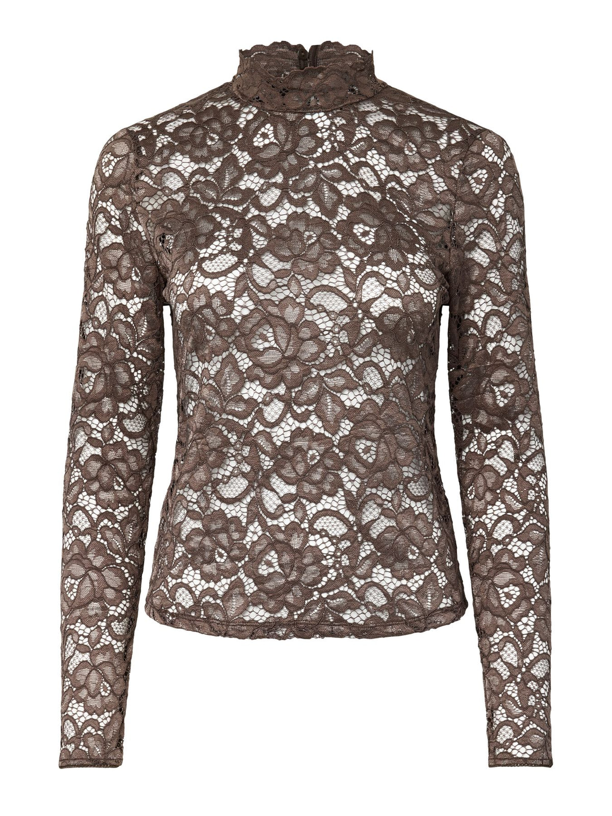 YASLACEY LS LACE TOP S. NOOS