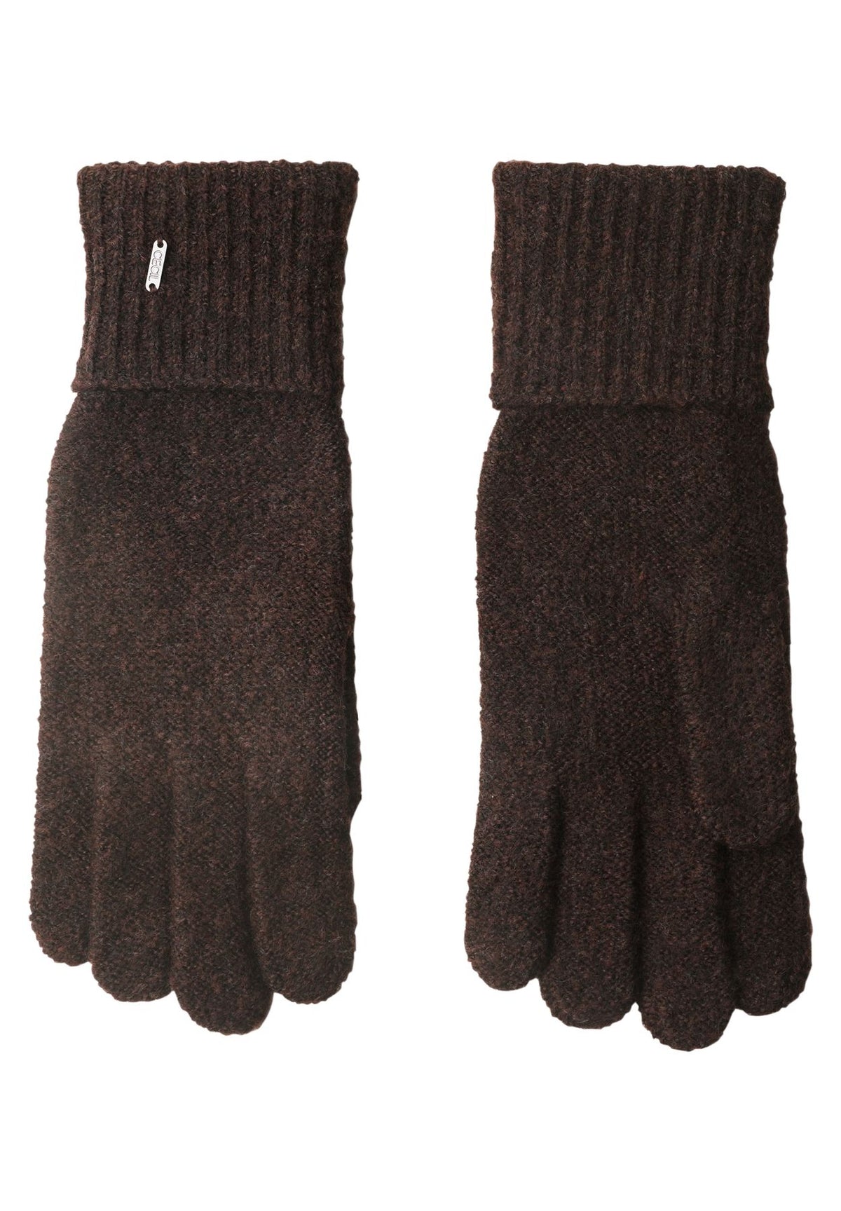 Handschuhe in Melange-Optik