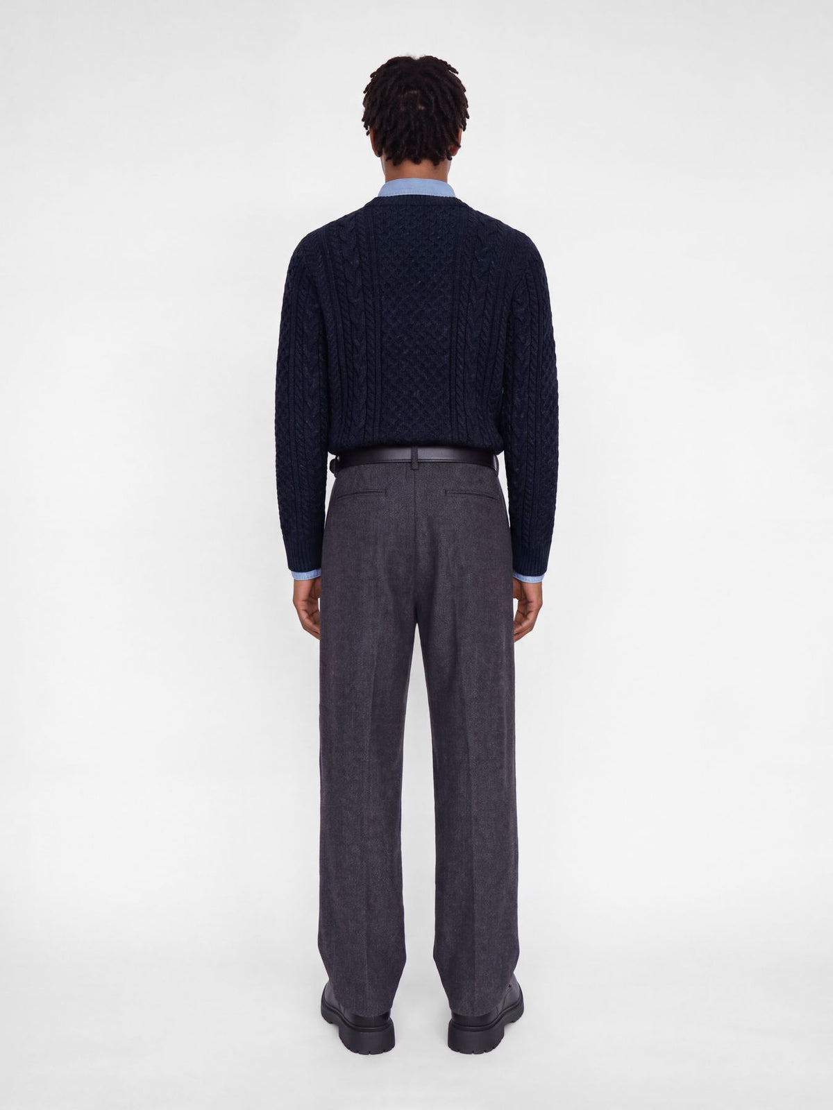 JPRBLUCALLUM CABLE KNIT CREW NECK