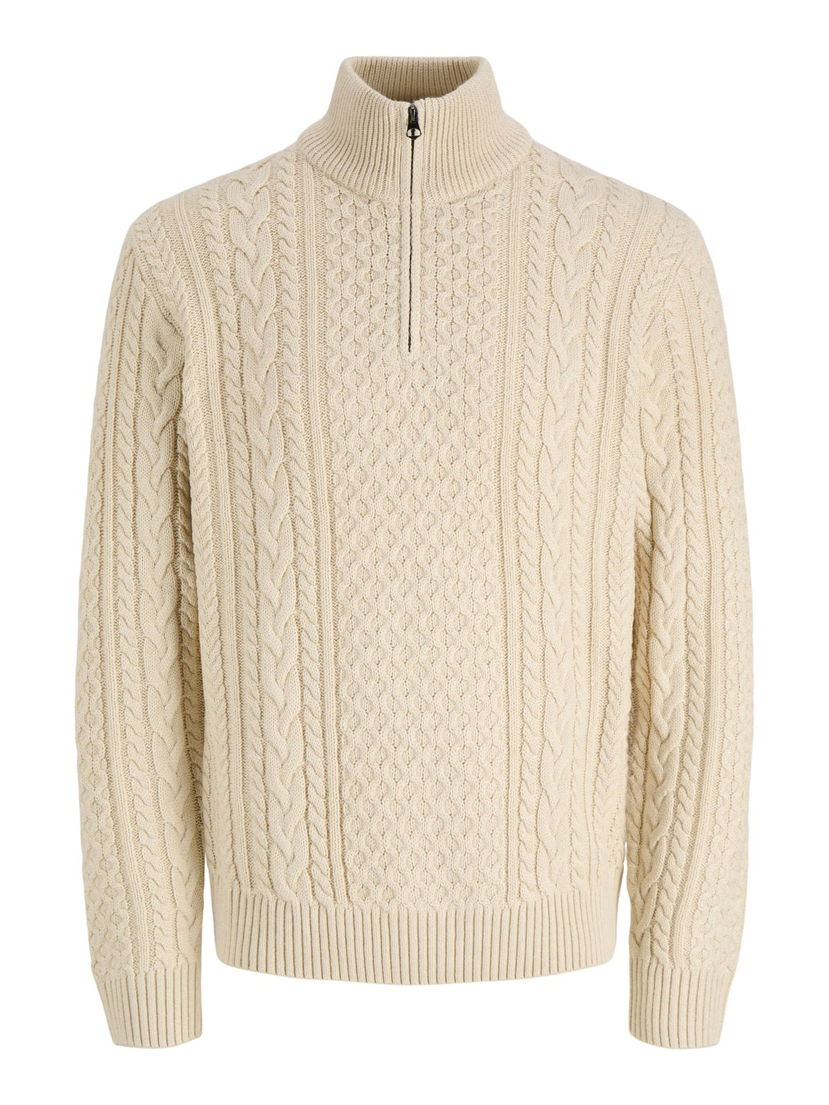JPRBLUCALLUM CABLE KNIT HALF ZIP