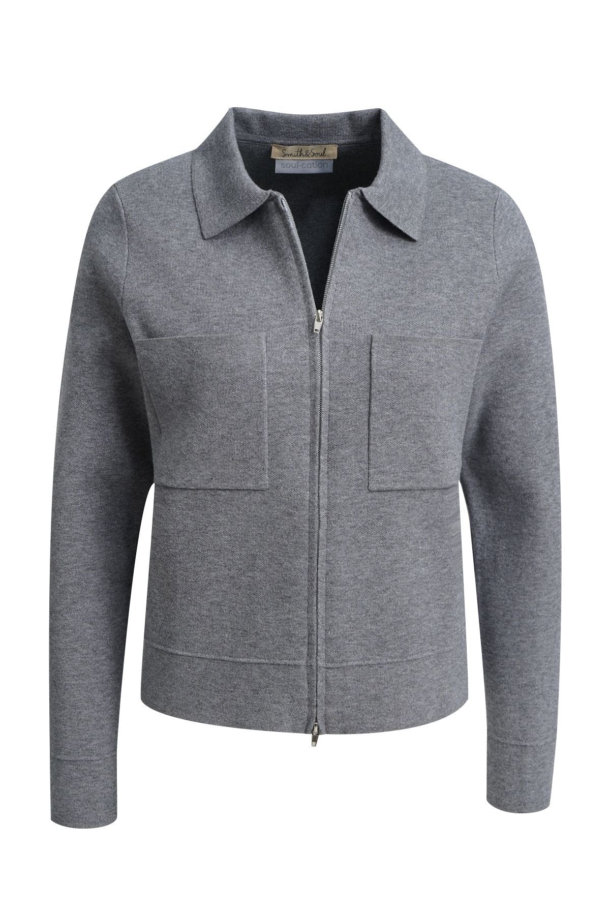 Zipper Cardigan
