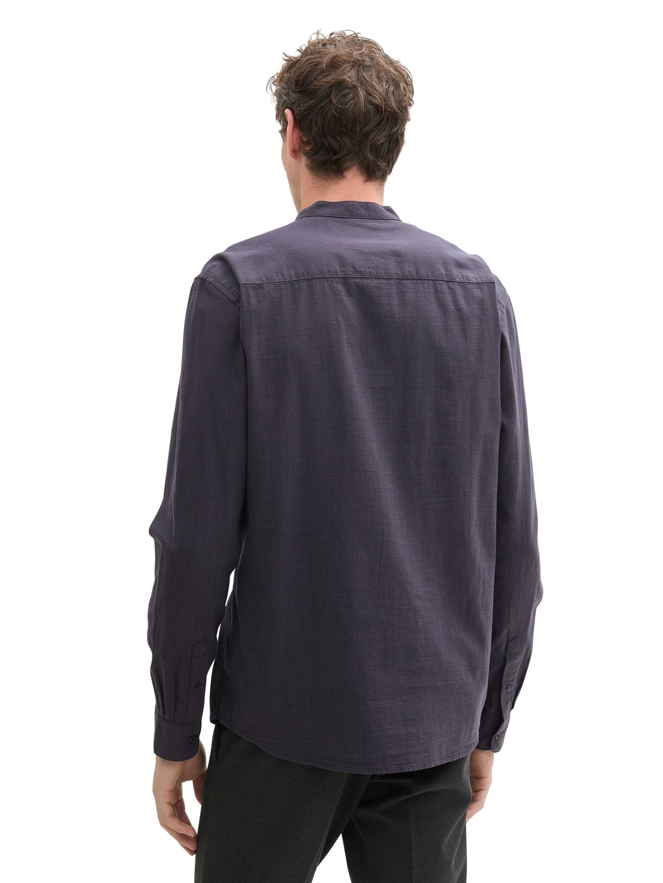 Basic Fit Hemd mit Stehkragen