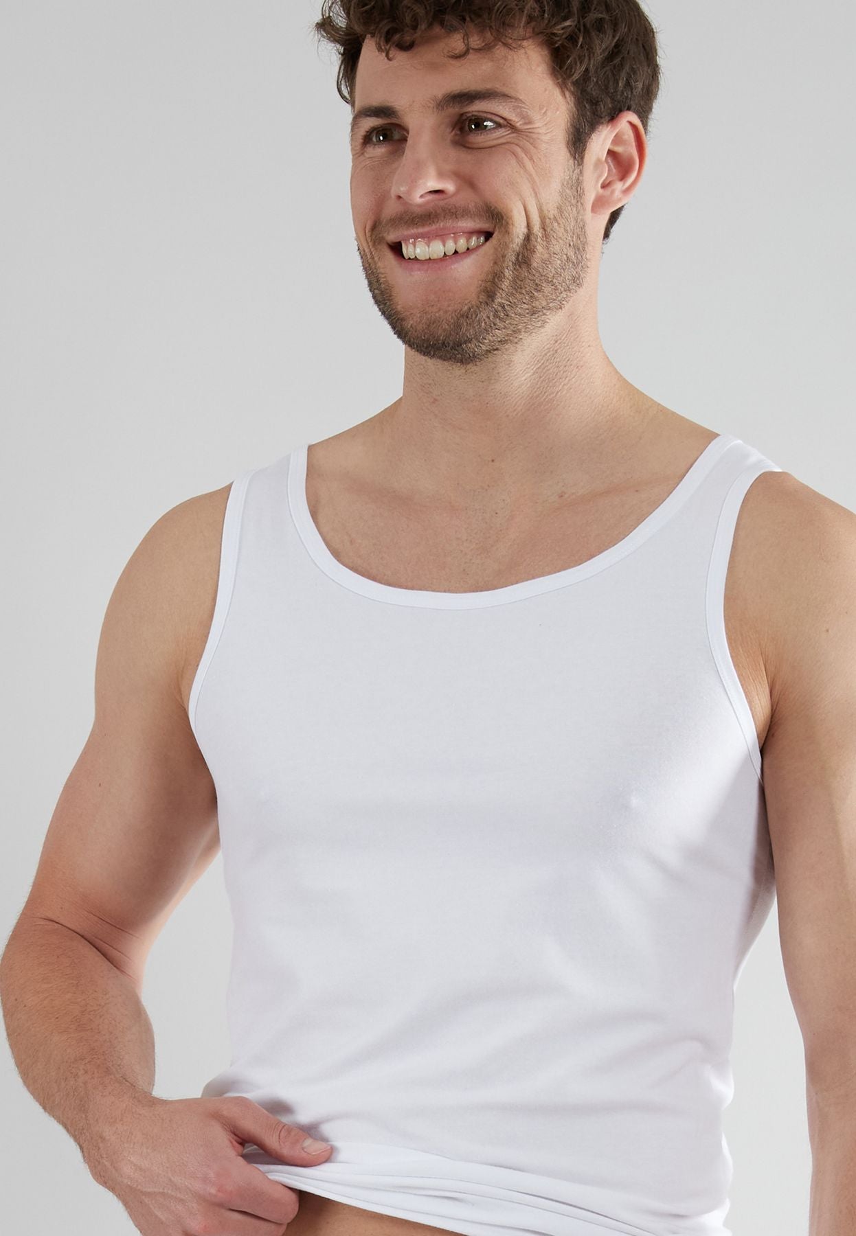 GÖTZBURG Herren Tank-Top uni 1er Pack