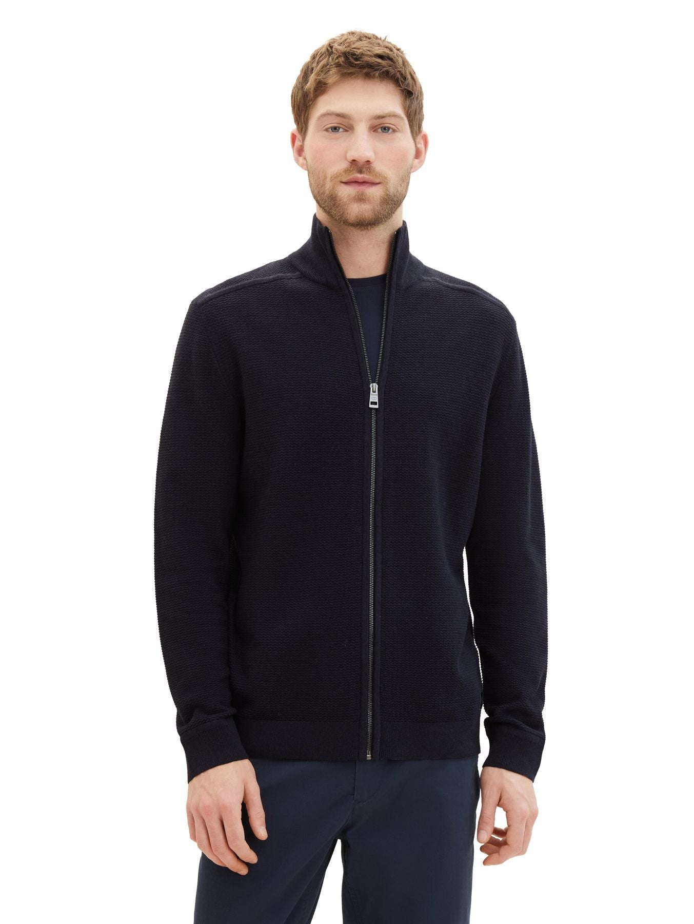 Basic Strickjacke