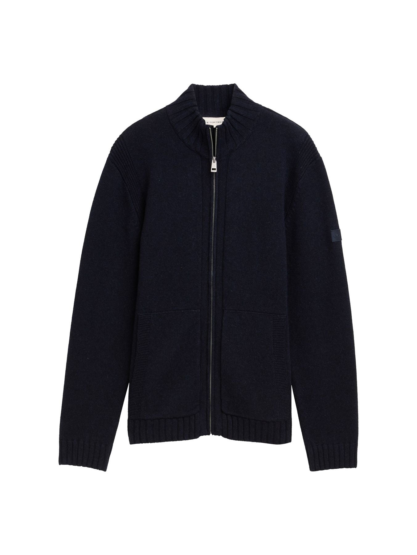 Strickjacke mit Reißverschluss