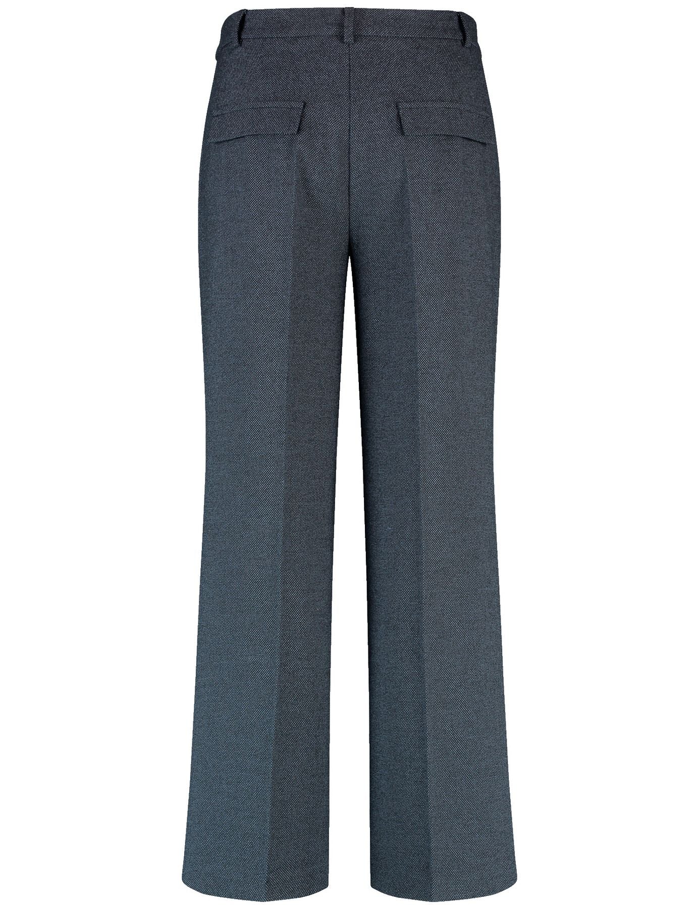 Weite Hose aus Tweed