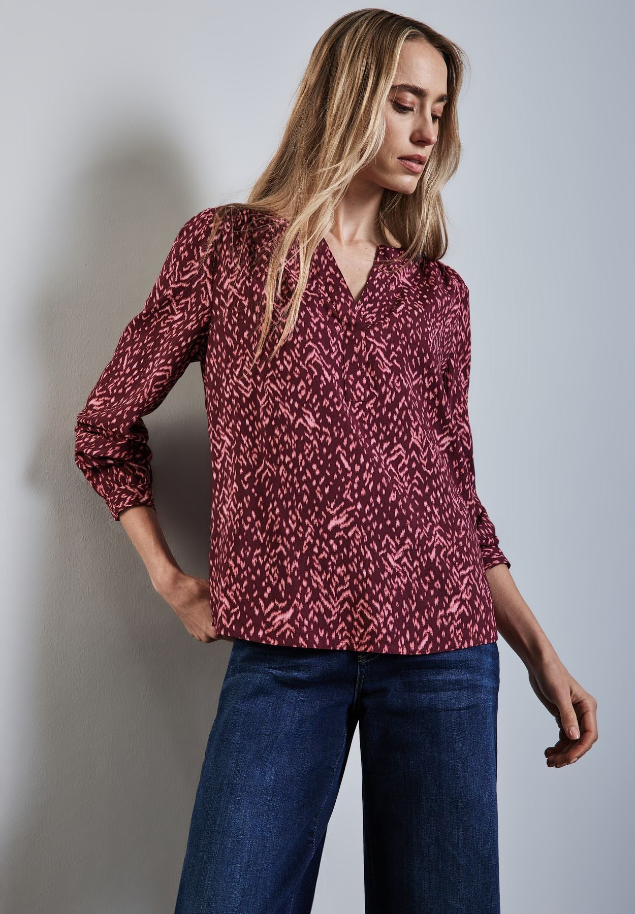 Bedruckte Bluse