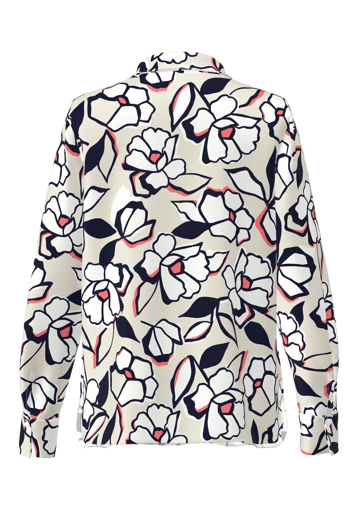 Langarmbluse ELEMENTS mit modernem Print