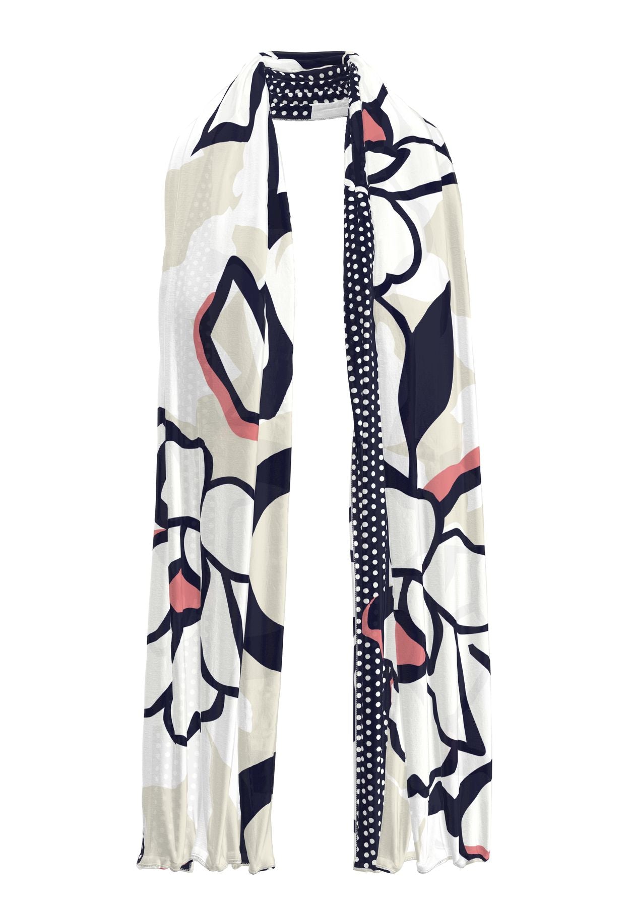 Modisches Tuch DATE WITH THE SUN mit modischem Alloverprint