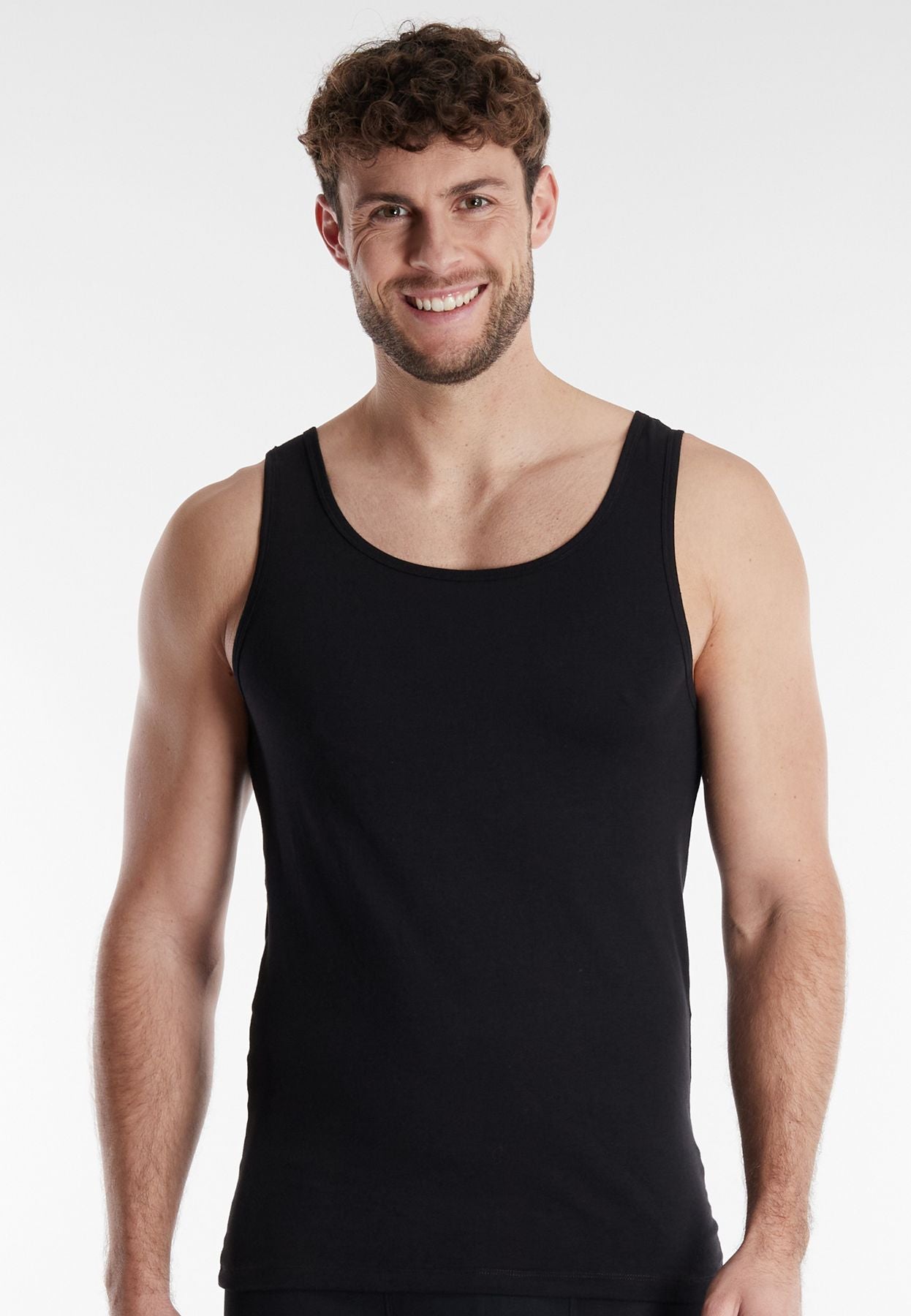 GÖTZBURG Herren Tank-Top uni 1er Pack