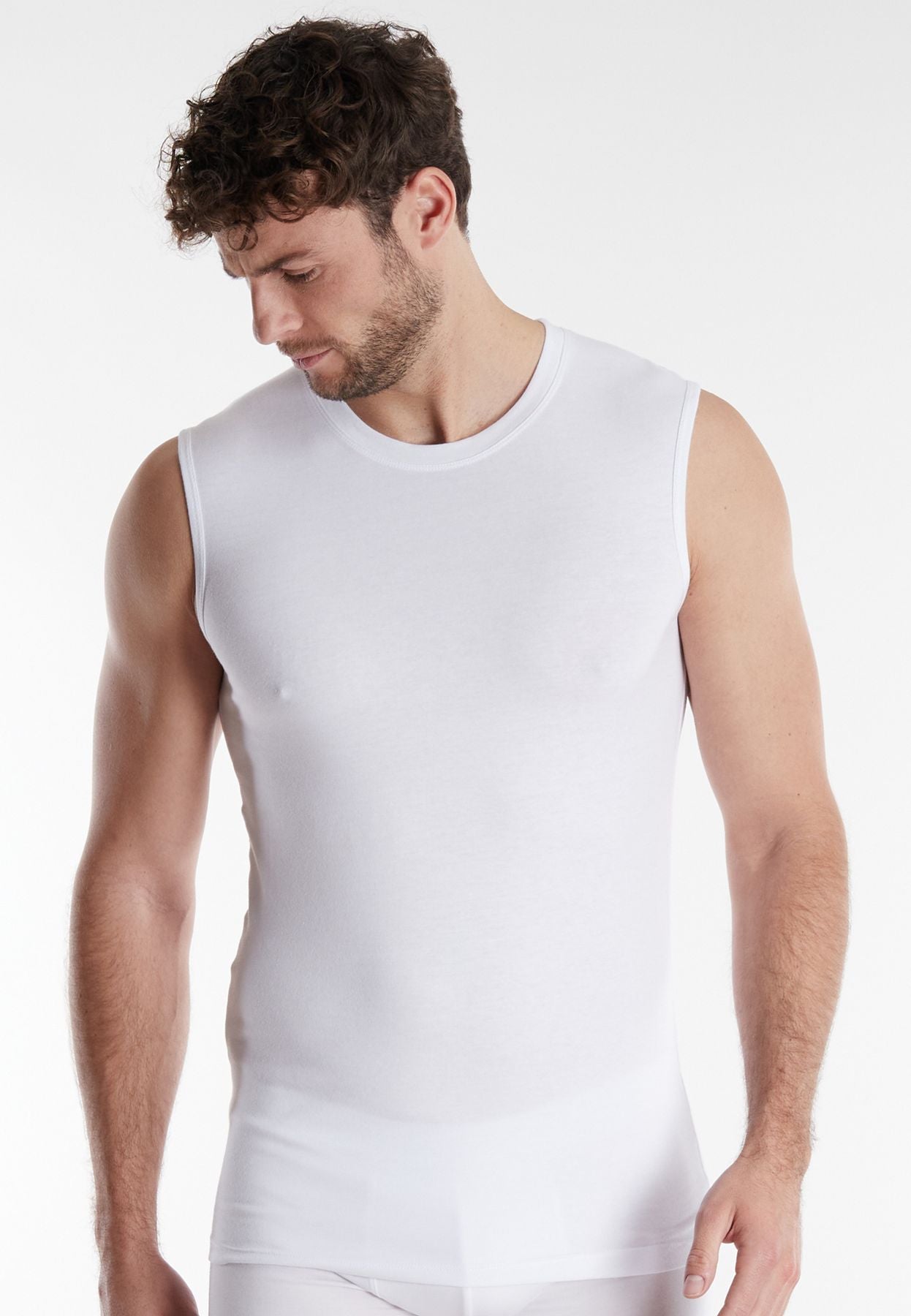 GÖTZBURG Herren Tank-Top uni 1er Pack