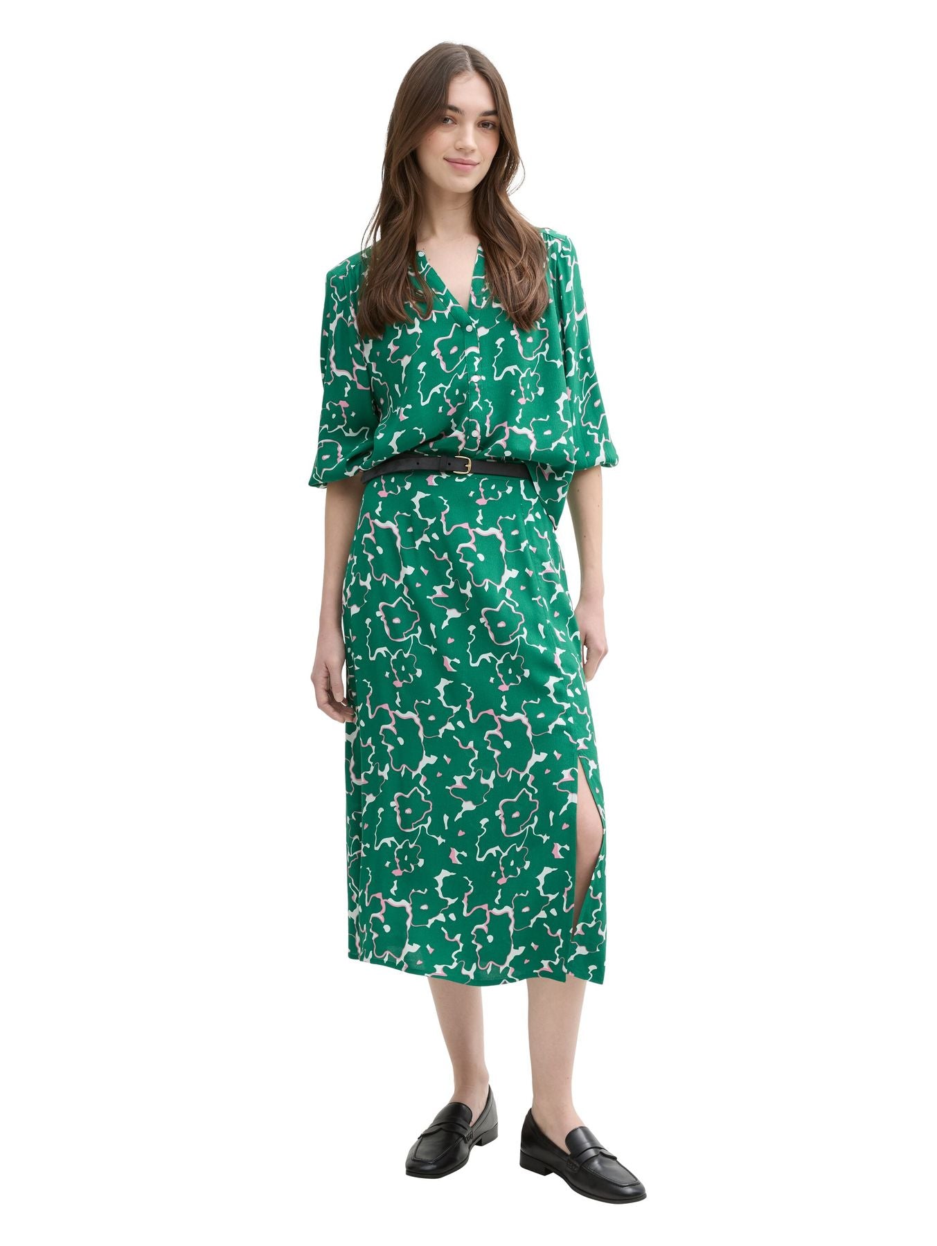 Loose Fit Bluse aus Viskose