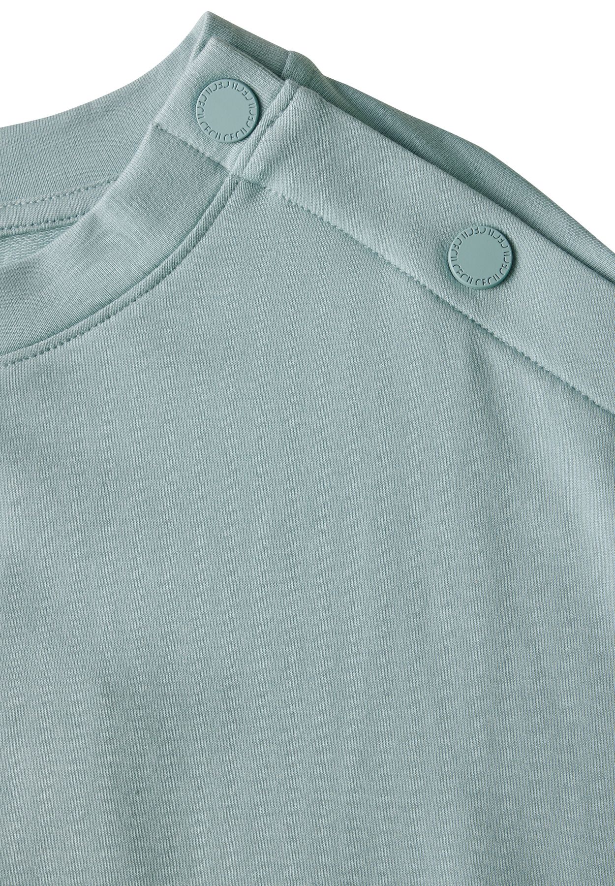 T-Shirt mit Knopfdetail