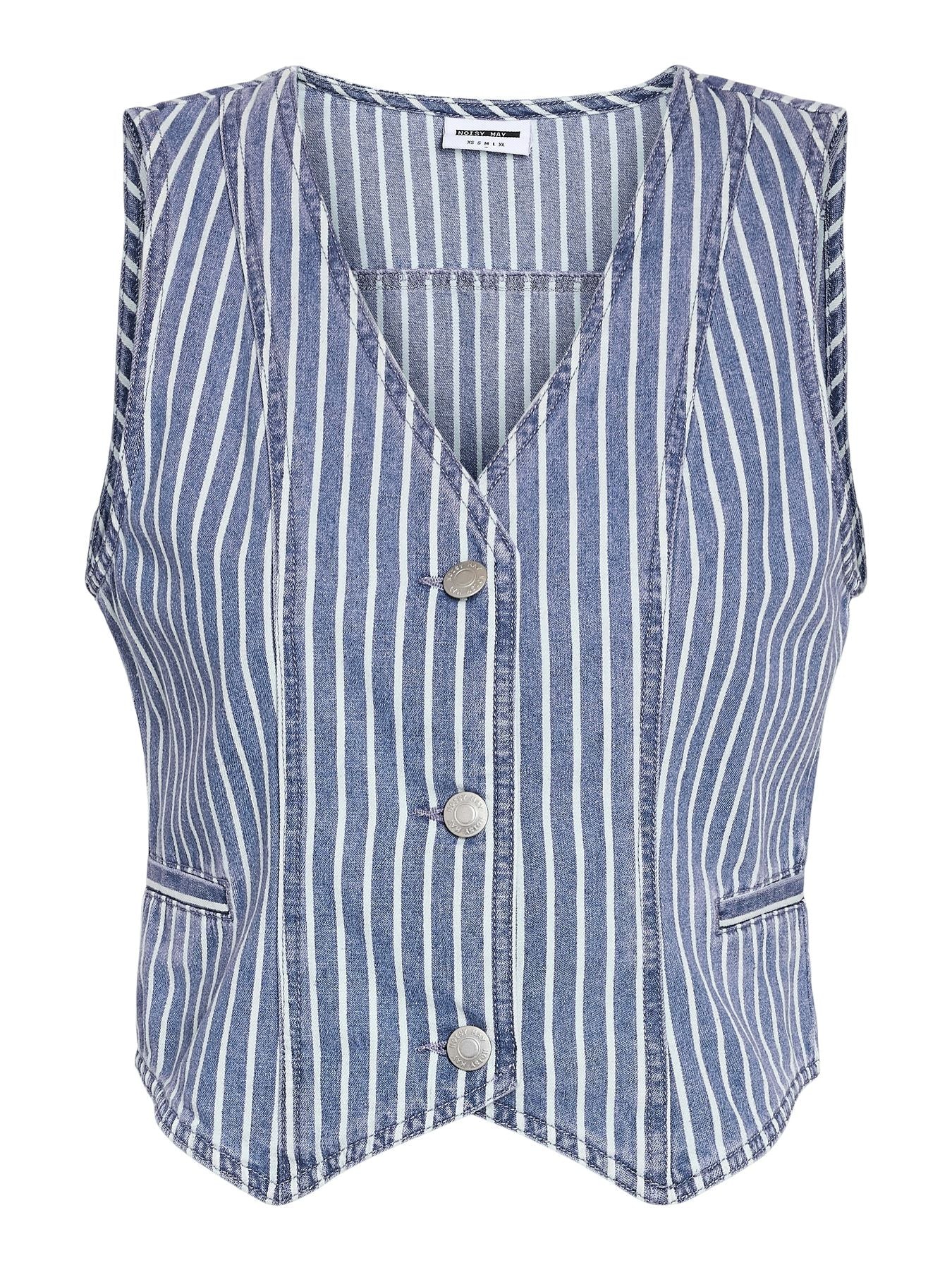 NMHERA S/L SLIM PINSTRIPED VEST BS008MB