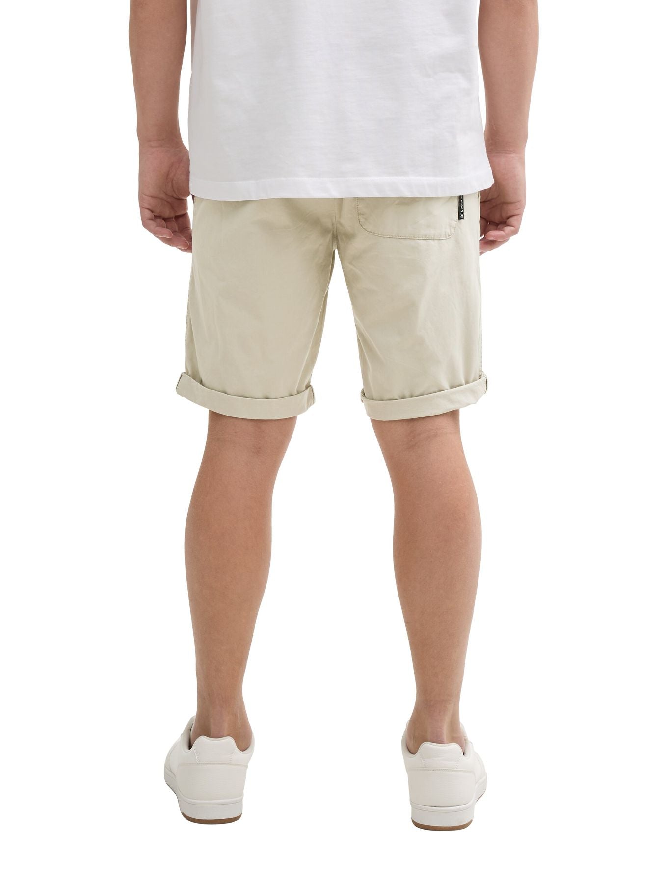Regular Shorts mit Gummibund aus Baumwolle