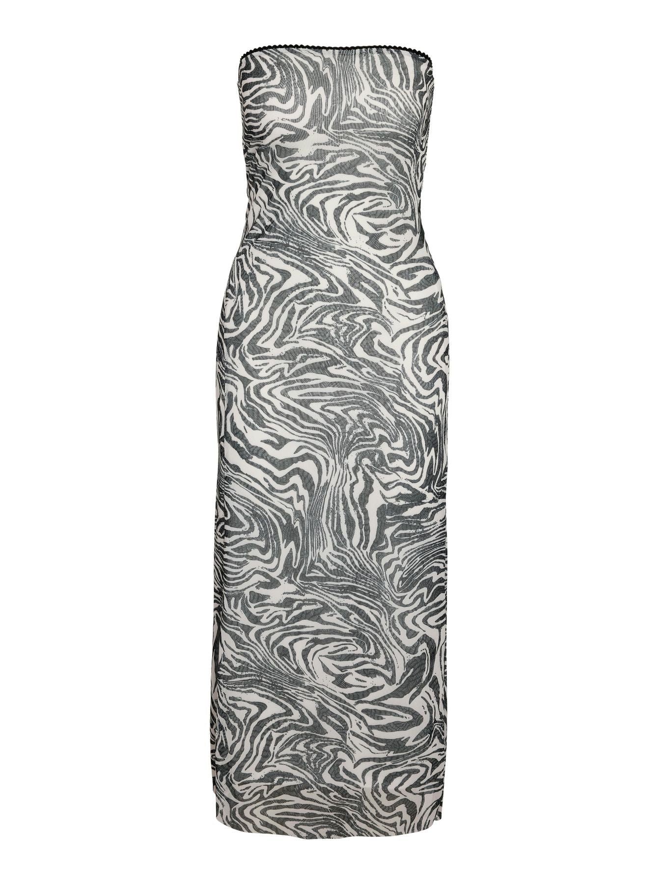 NMLESLEY S/L TUBE MAXI DRESS JRS FWD