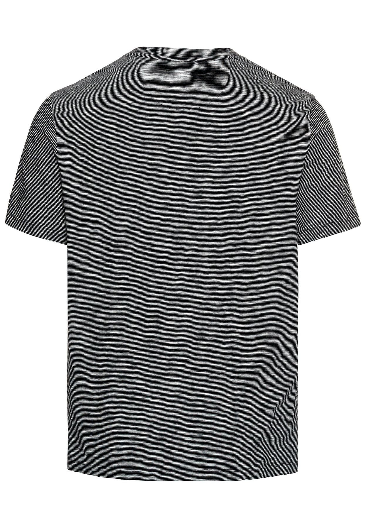 Kurzarm Henley aus reiner Baumwolle