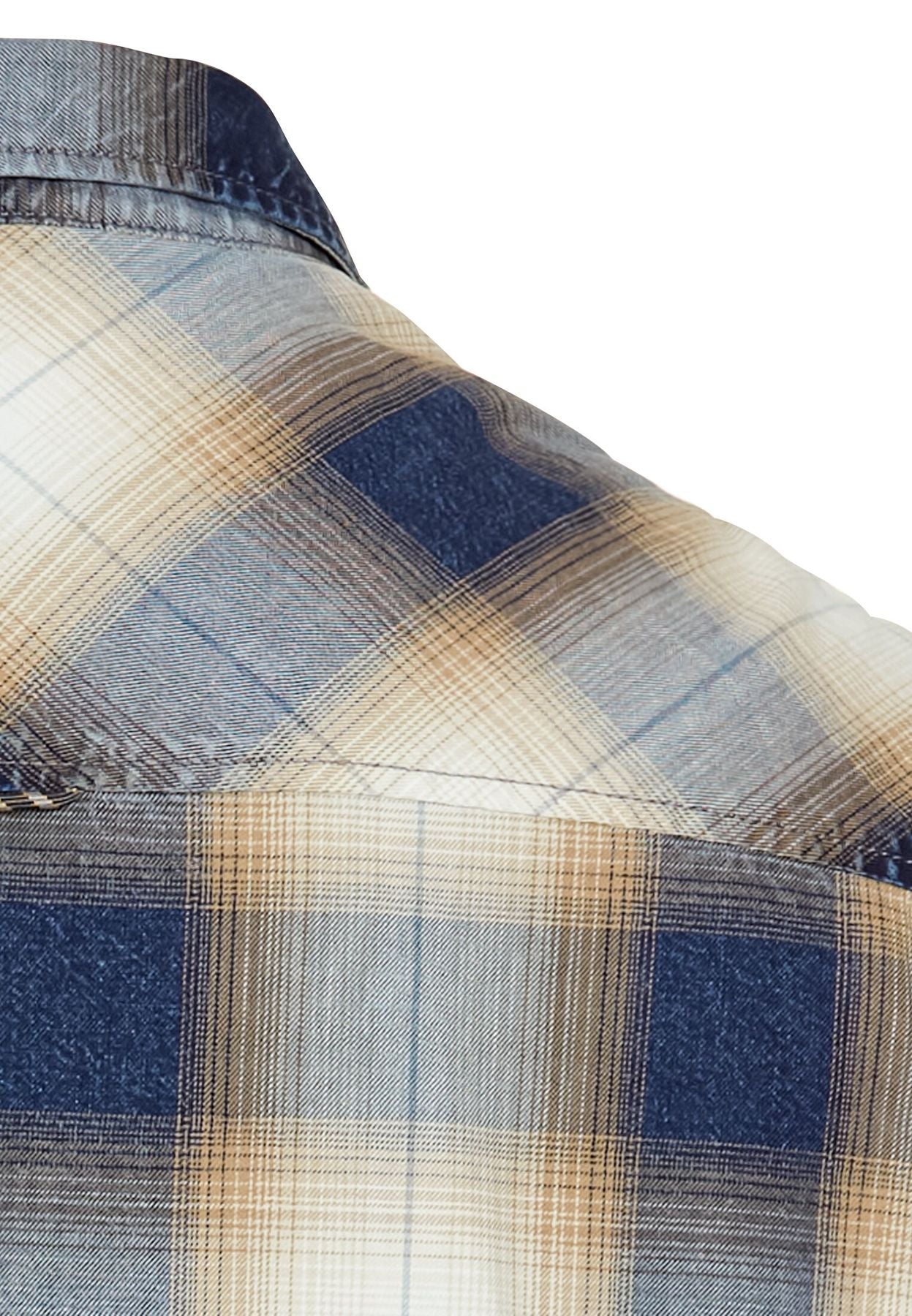 Kurzarmhemd mit Karomuster