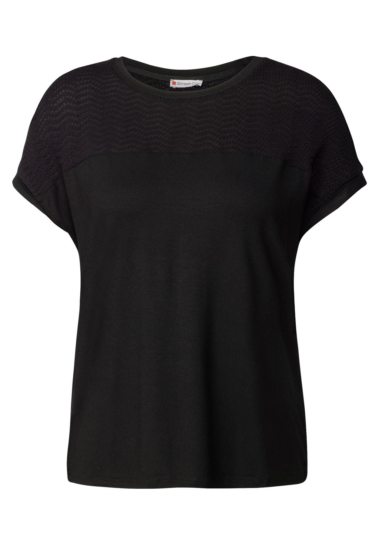 Shirt mit Lochmusterdetail