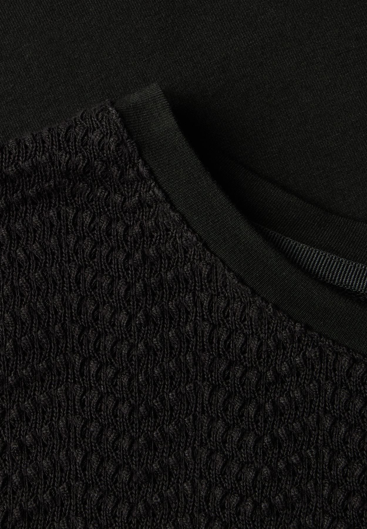 Shirt mit Lochmusterdetail