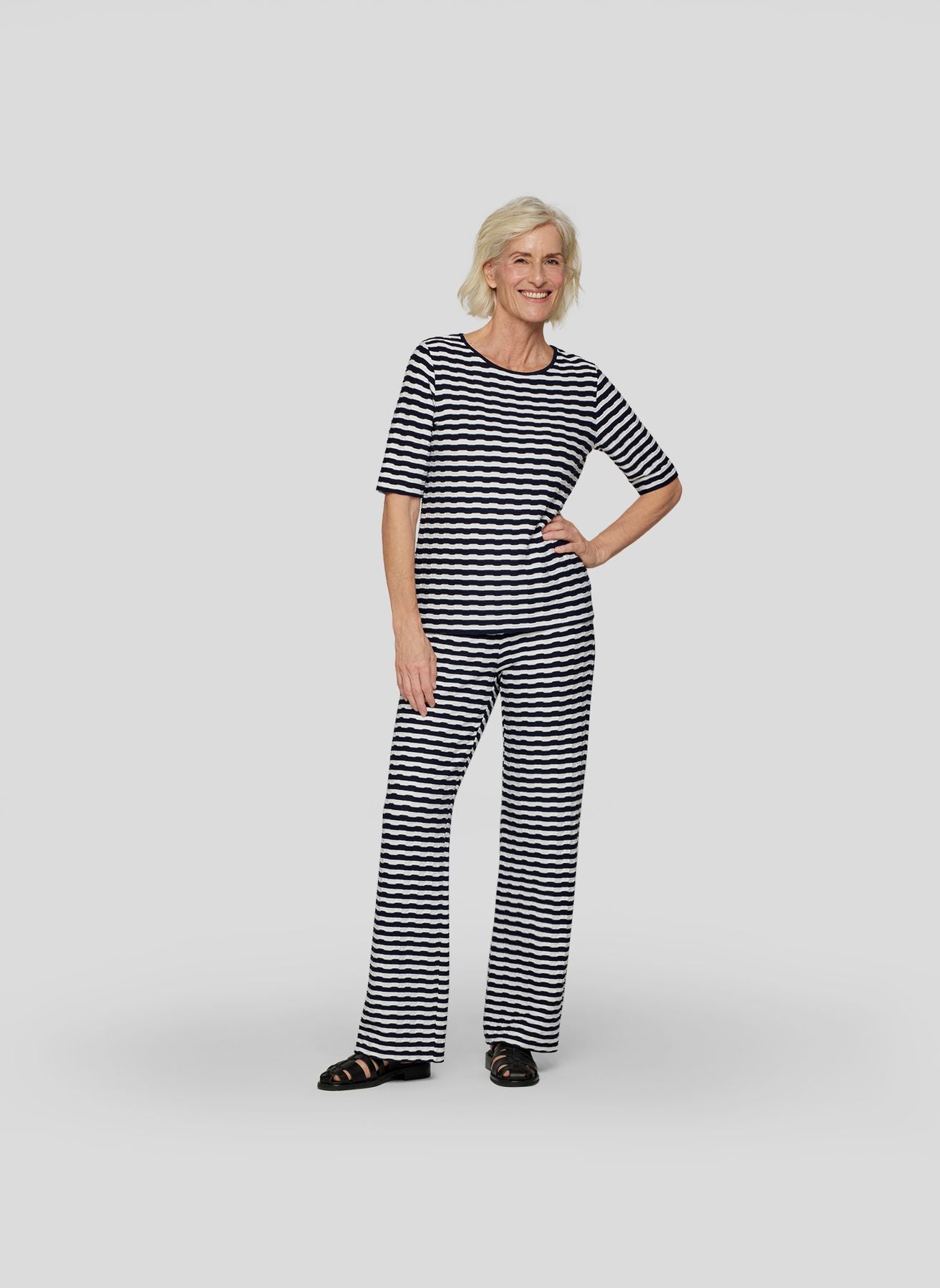 T-Shirt mit halblangen Ärmeln