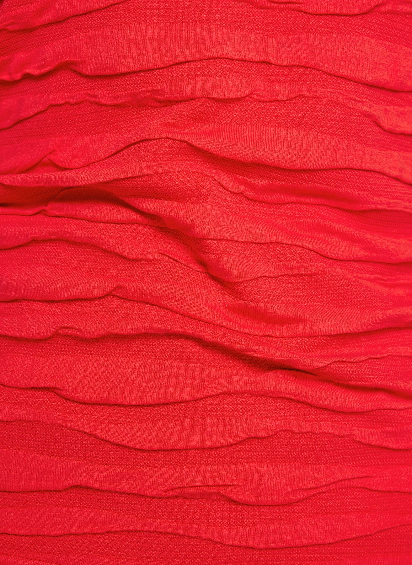 T-Shirt mit effektvoller Raffung