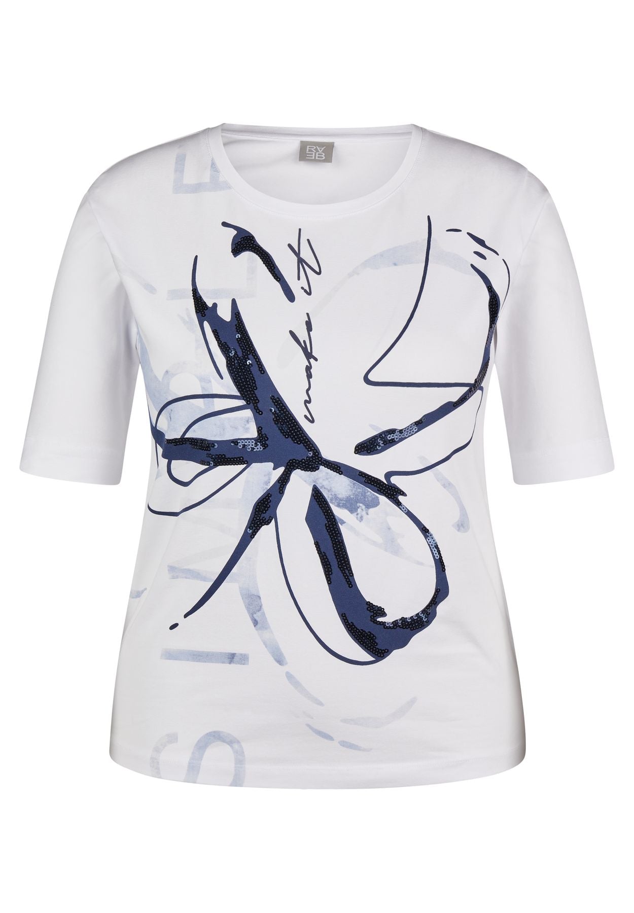 T-Shirt mit künstlerischem Print