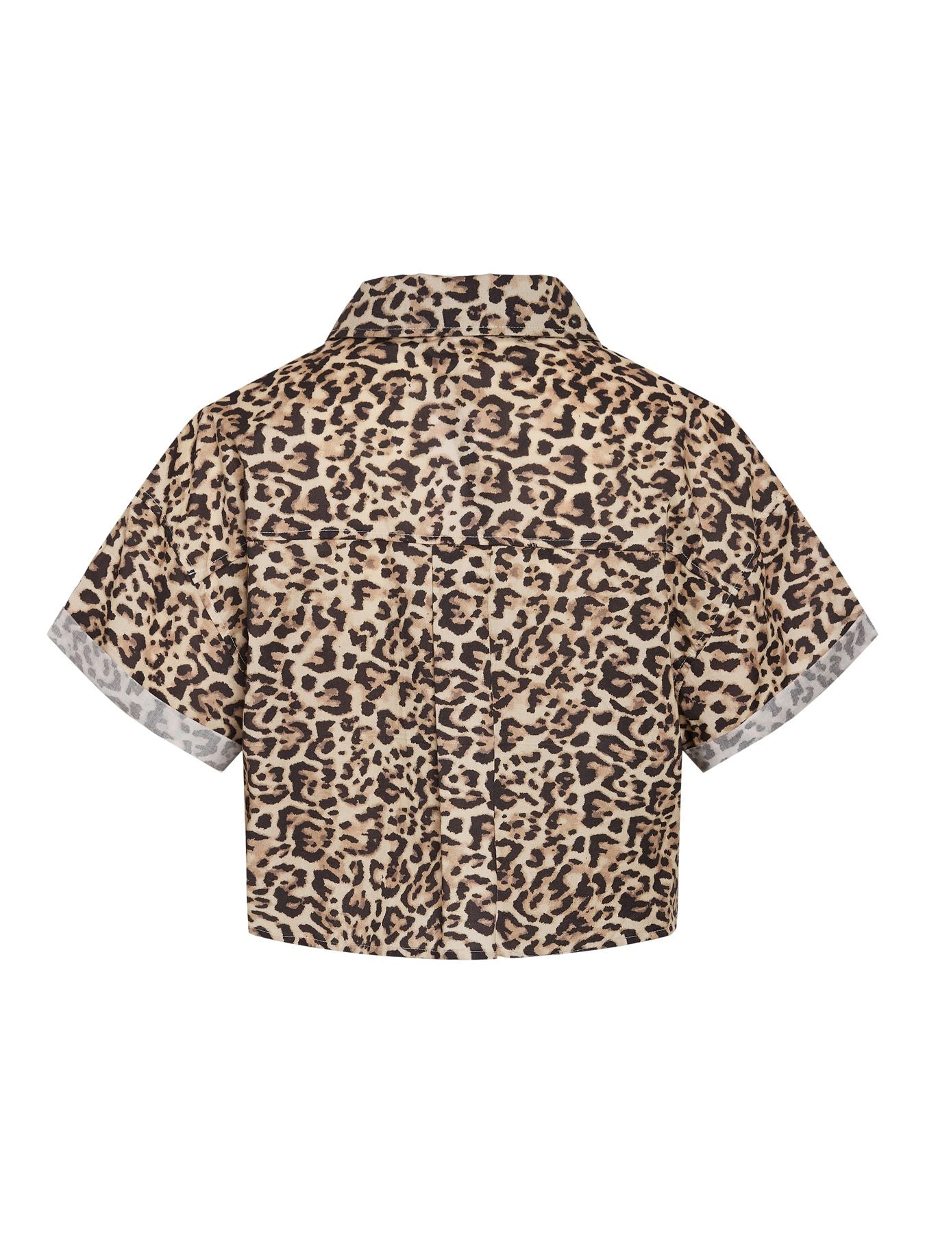 NMPEYTON S/S CROPPED SHIRT WVN