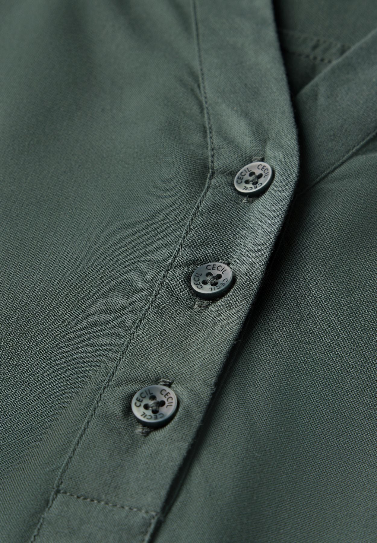 Kurzarmbluse in Unifarbe