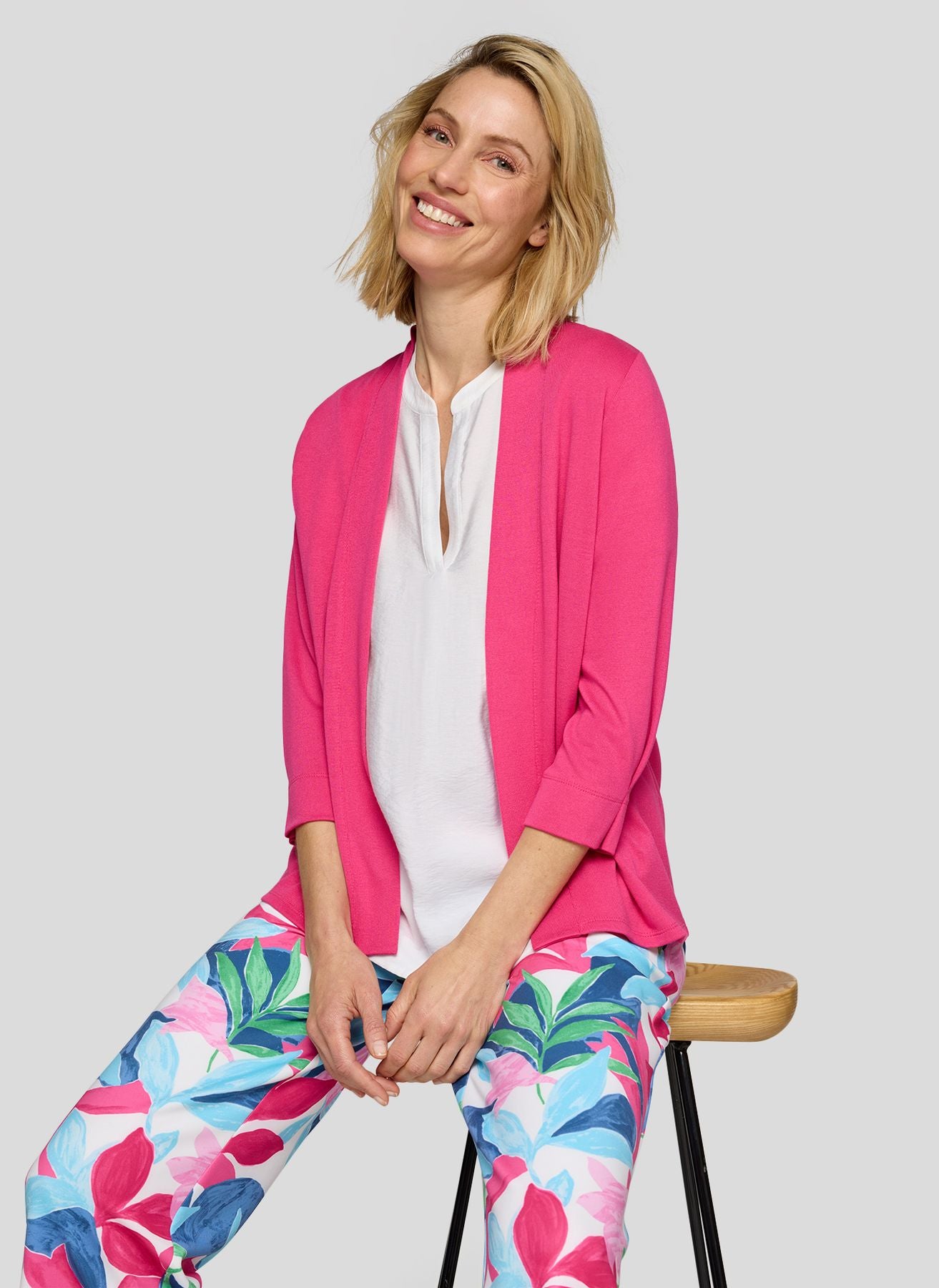 Cardigan aus weichem Jersey