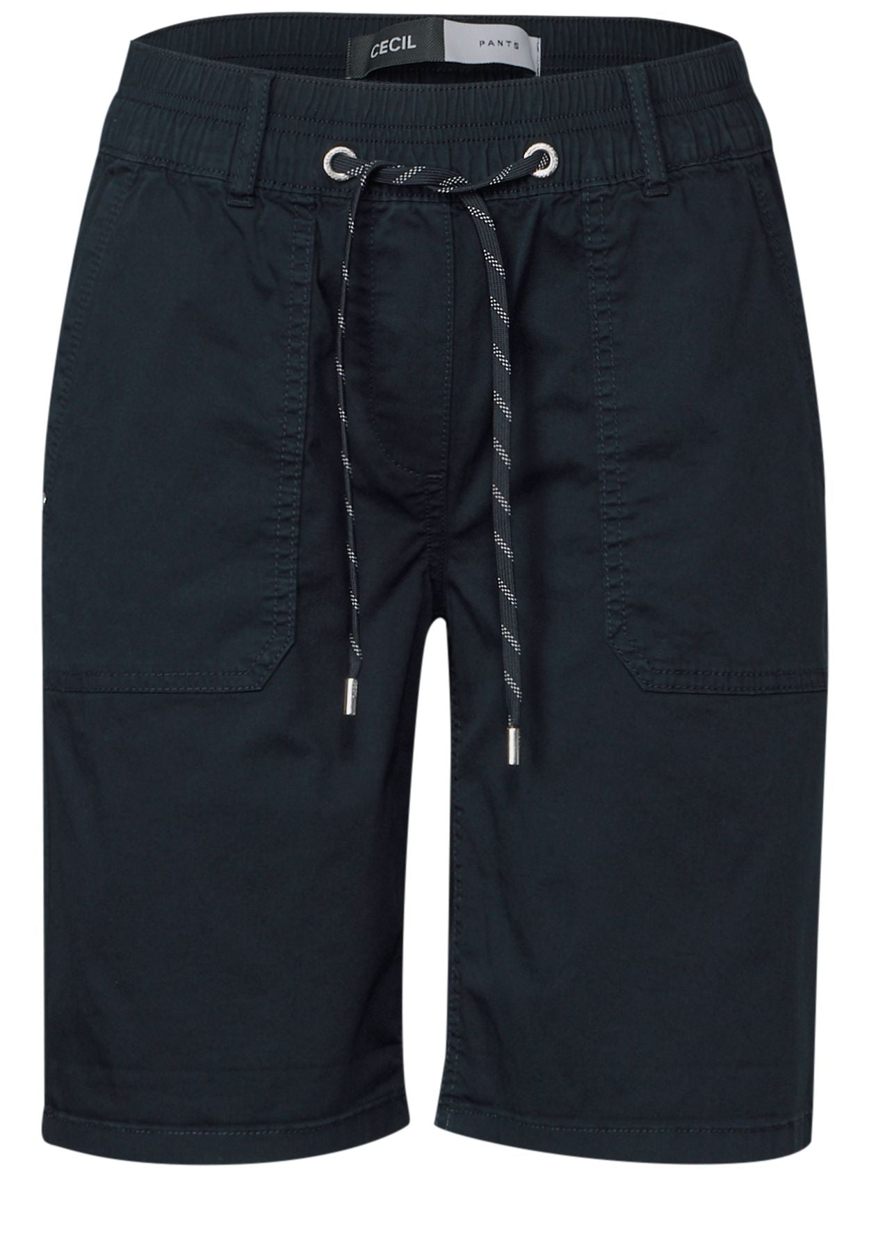 Twill Shorts im Washed-Look