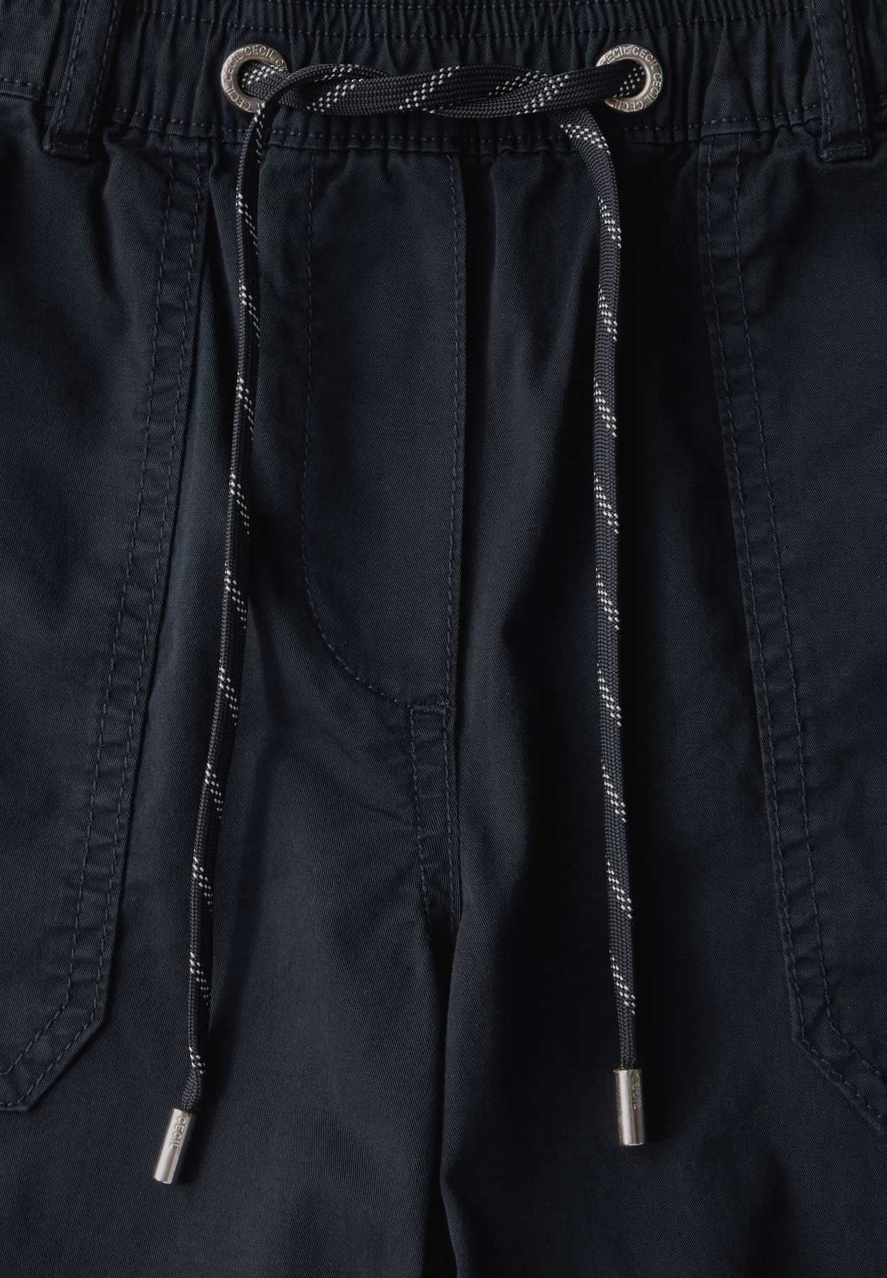 Twill Shorts im Washed-Look