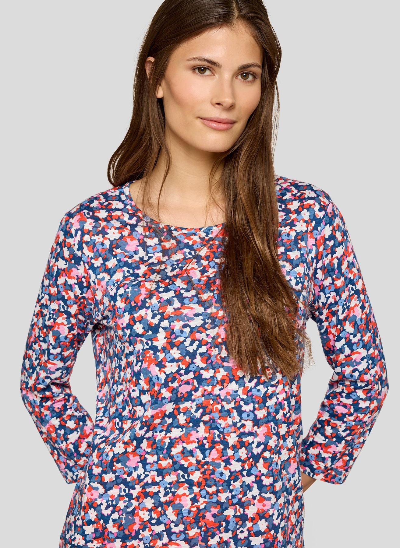 Shirt mit 3/4-Ärmeln