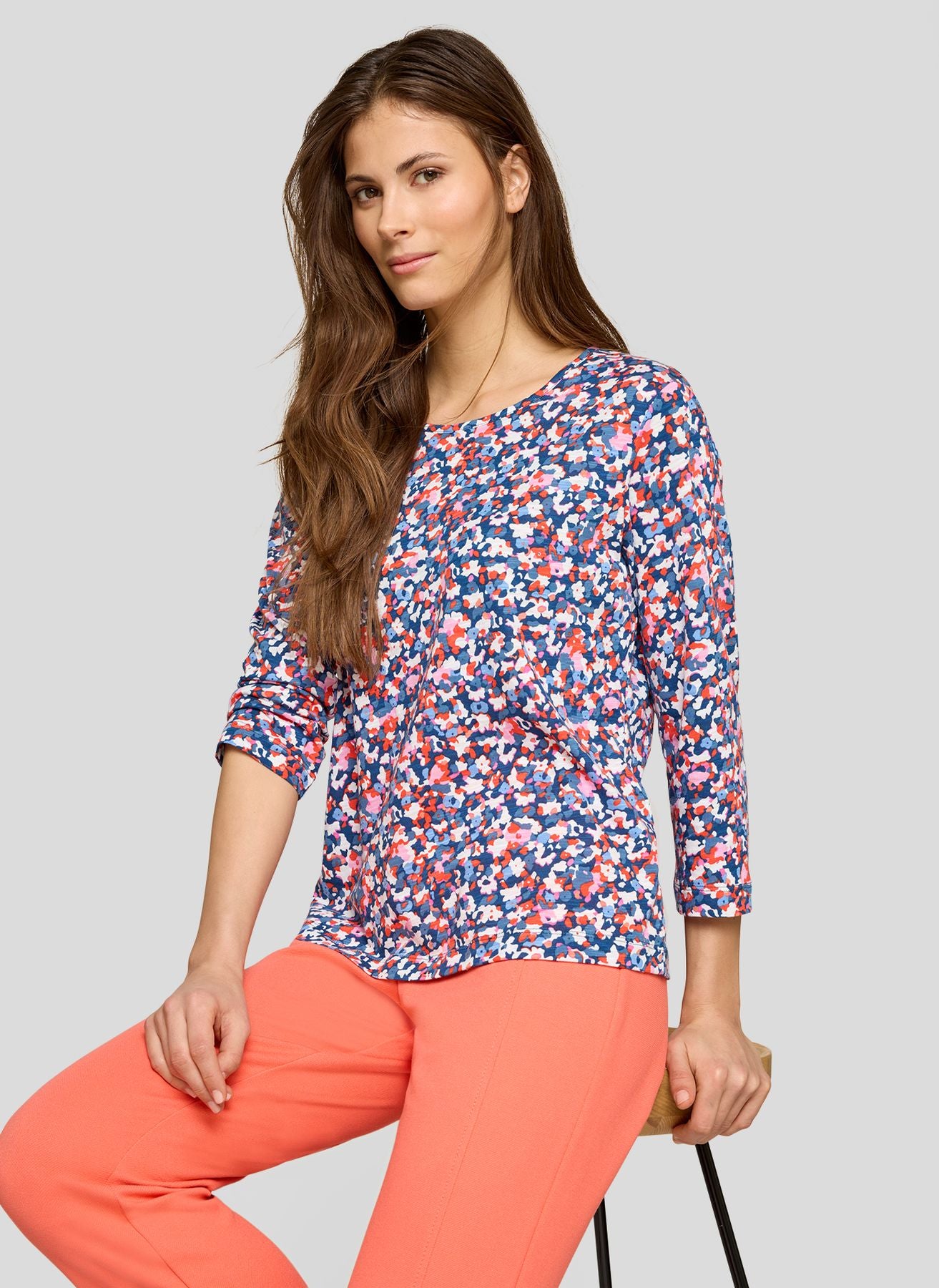 Shirt mit 3/4-Ärmeln