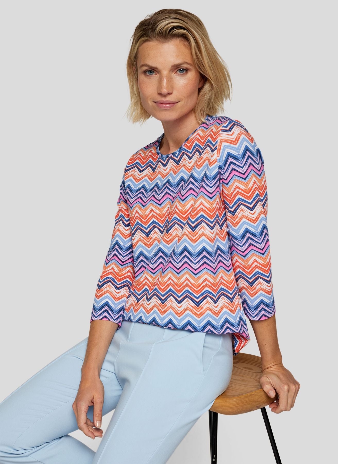 Shirt mit 3/4-Ärmeln