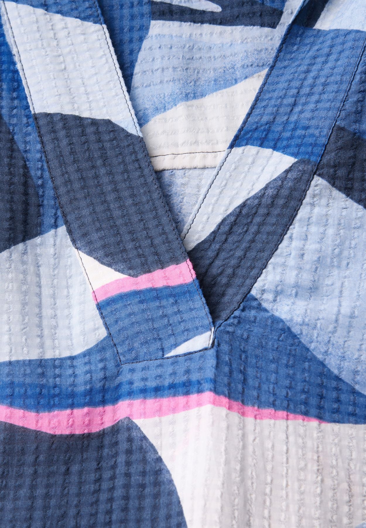 Lange Hemdbluse mit Print