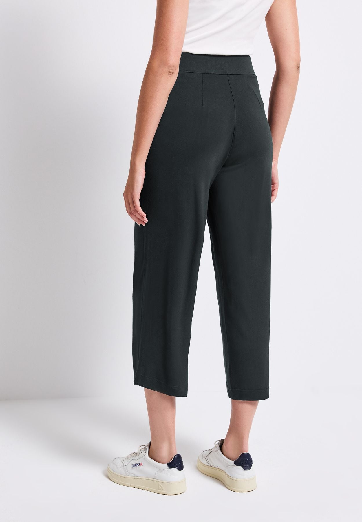 Wide Leg Jersey-Hose