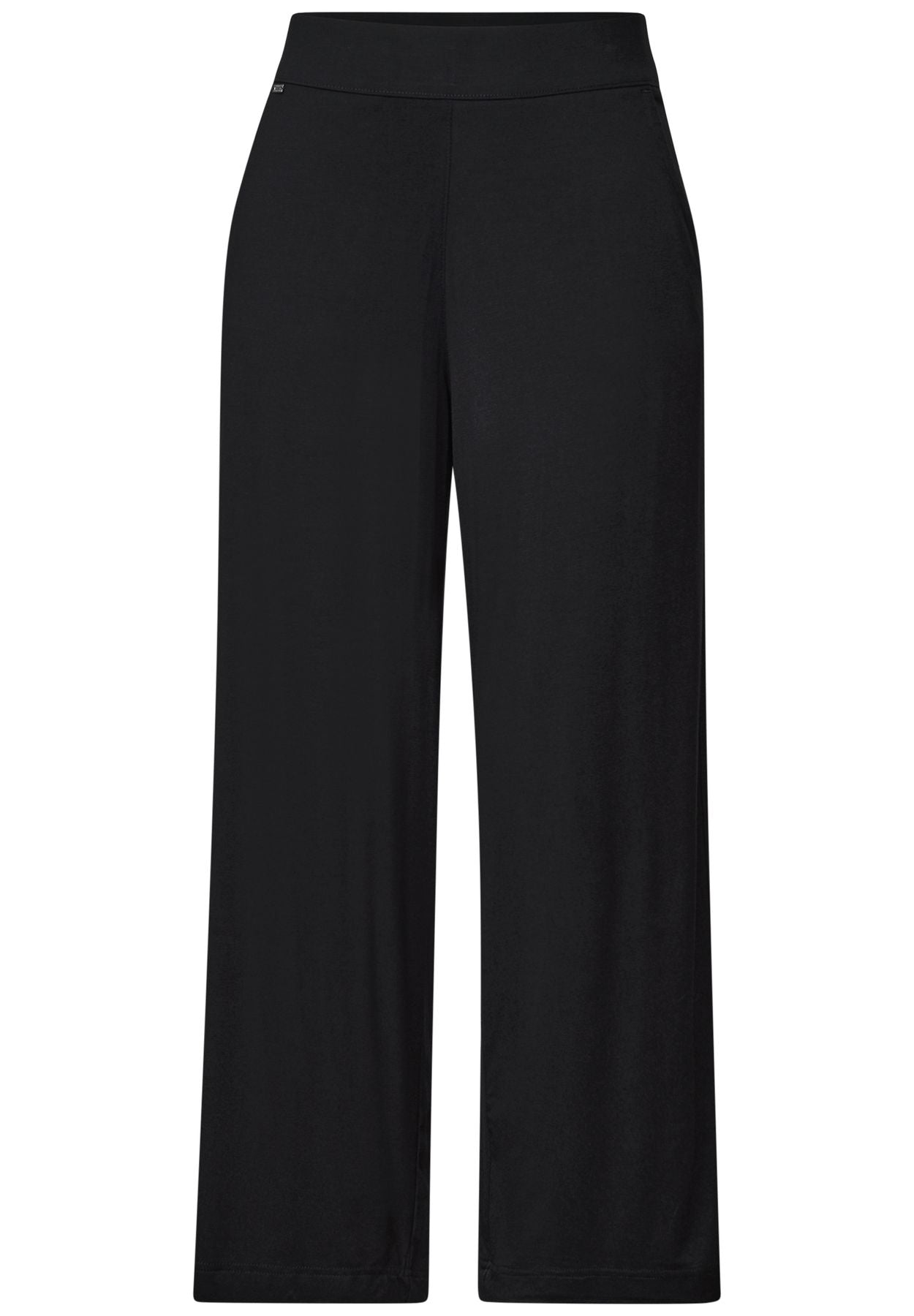 Wide Leg Jersey-Hose